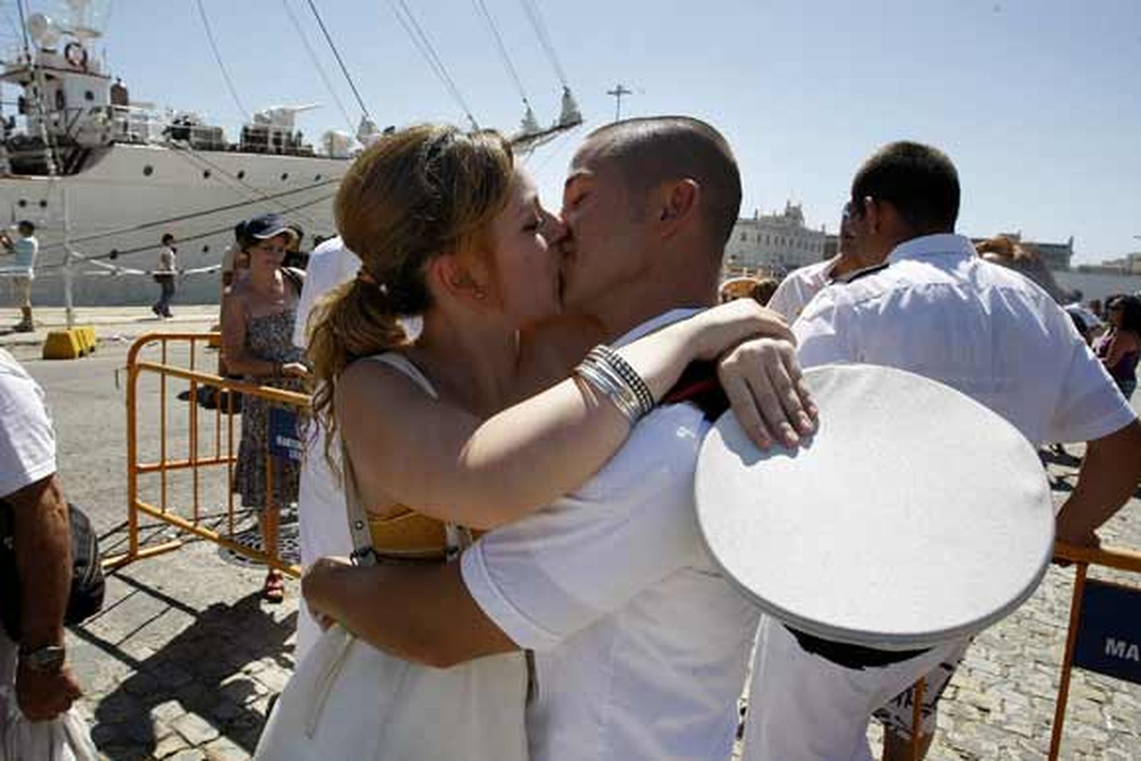 El buque escuela regresa a la ciudad tras siete meses de travesía

Foto: Jose Braza