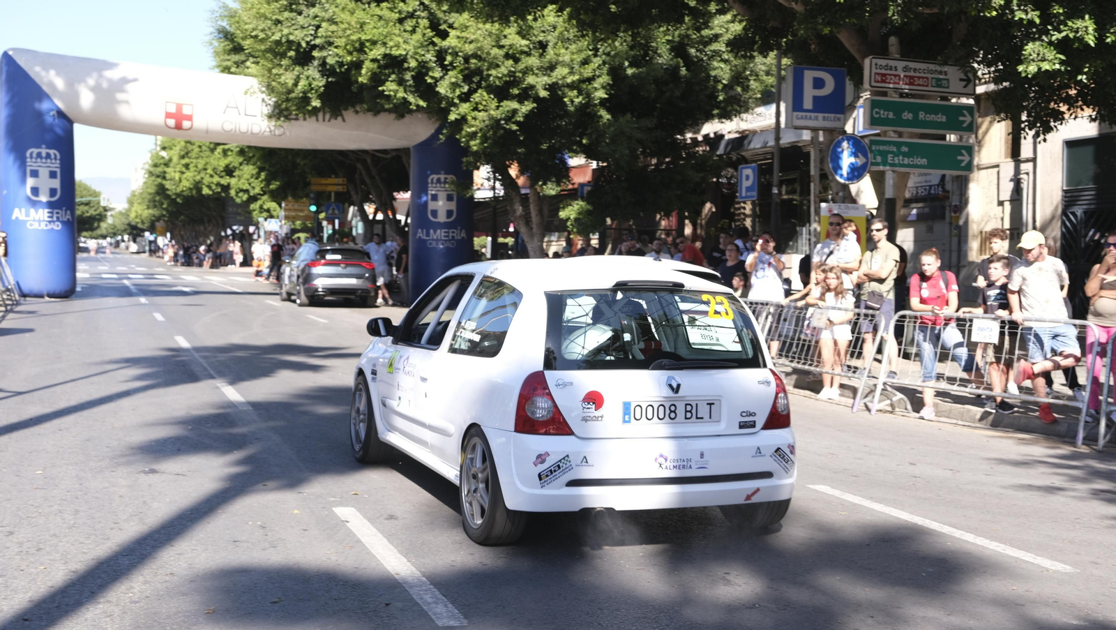 Imágenes de la salida del Rallye Costa de Almería