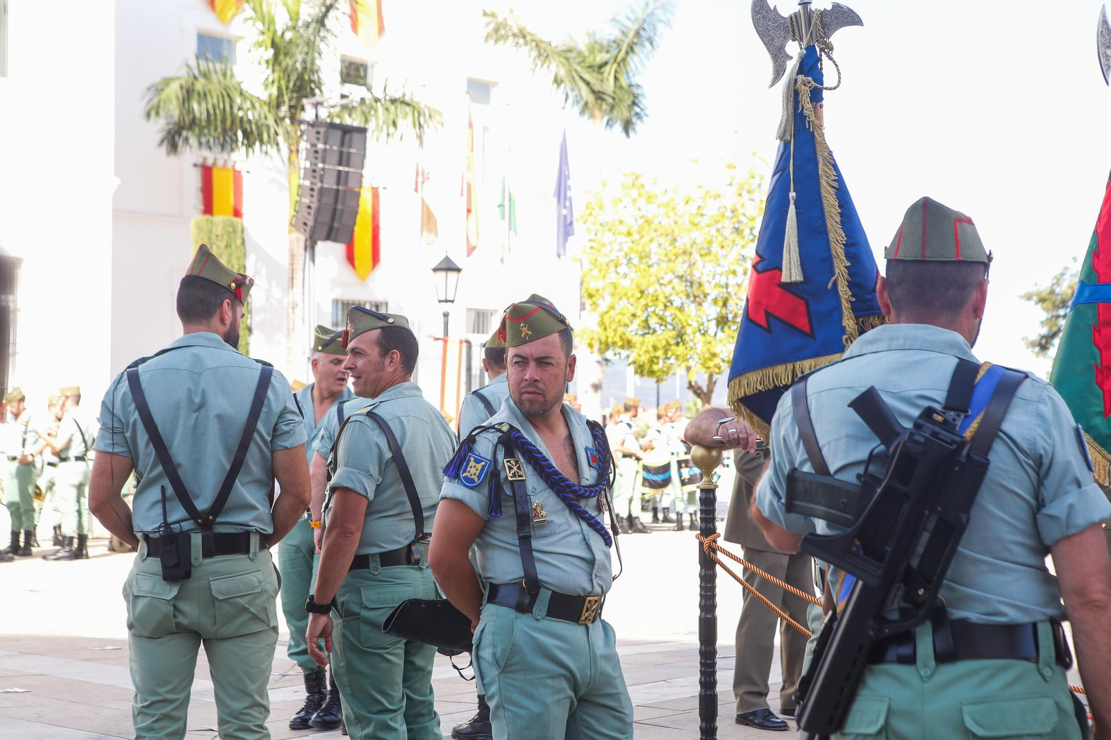 San Roque homenajea al Regimiento Pavía en su 30 aniversario, en imágenes