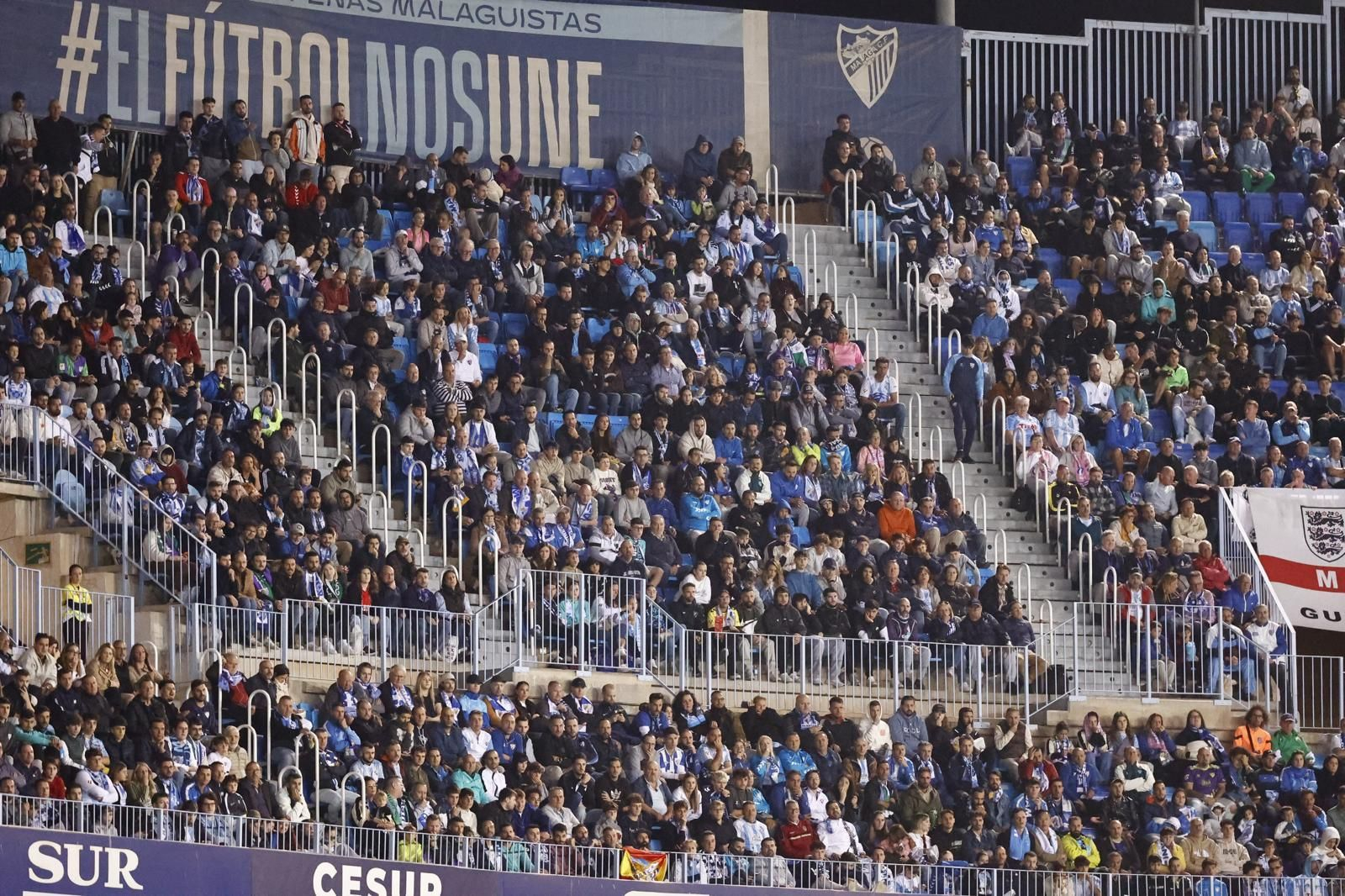 Búscate en las gradas de La Rosaleda en el Málaga CF-Córdoba