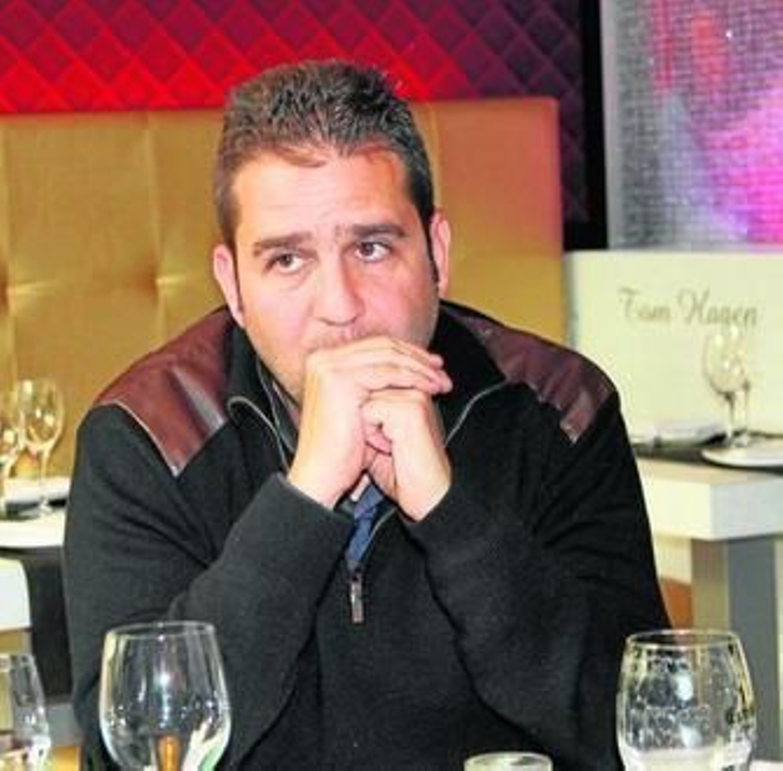 Alberto Benito acudió ayer a la tertulia de Onda Deportiva en 'La Mafia'.