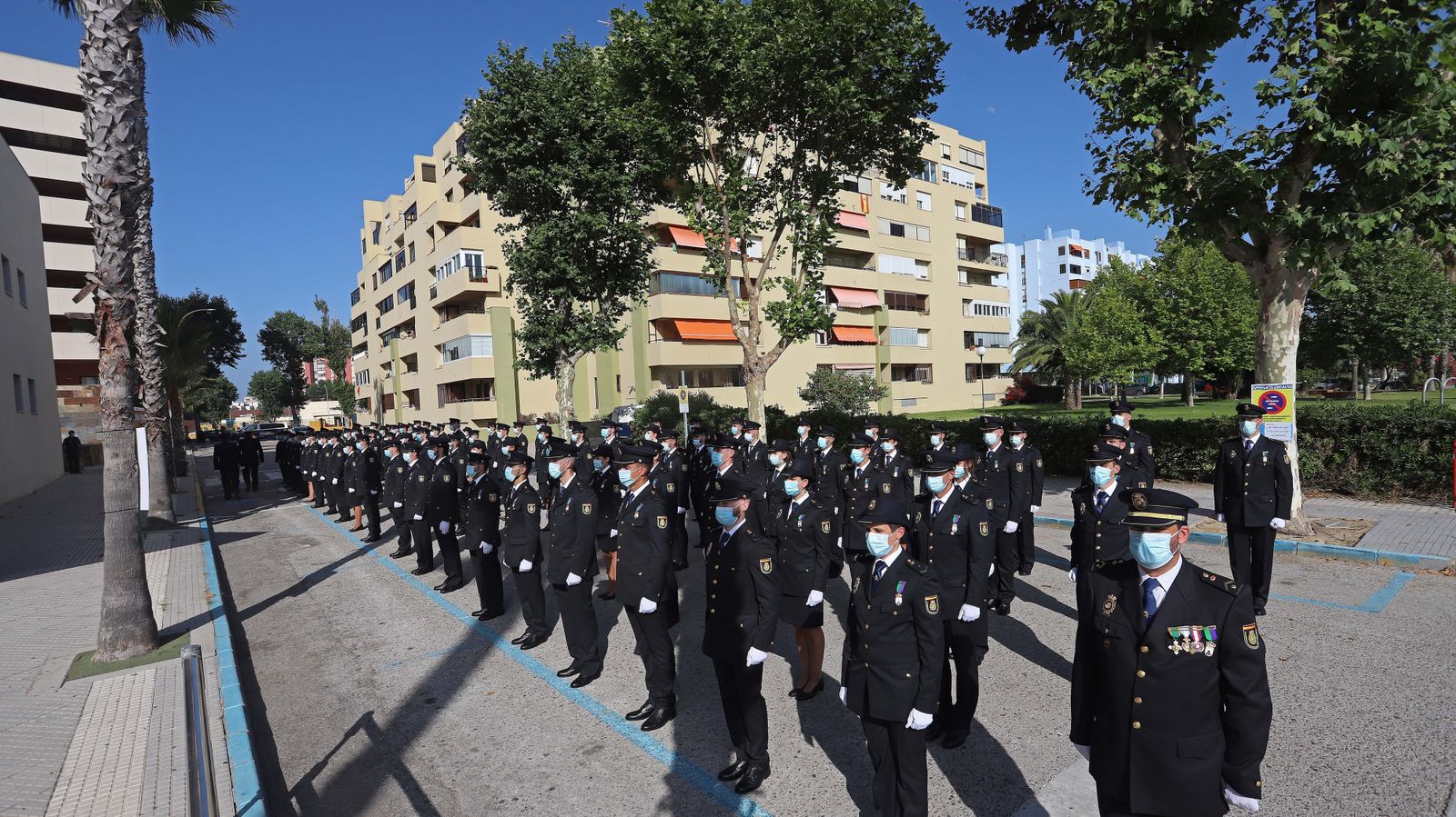 Acto de jura de cargo de la XXXIV promoción de Policía Nacional en La Línea