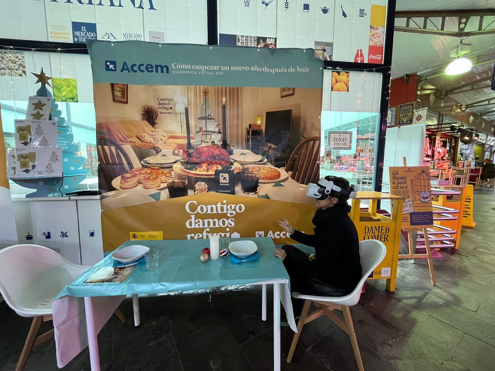 Una experiencia inmersiva para acercarse a la realidad de los refugiados en Sevilla