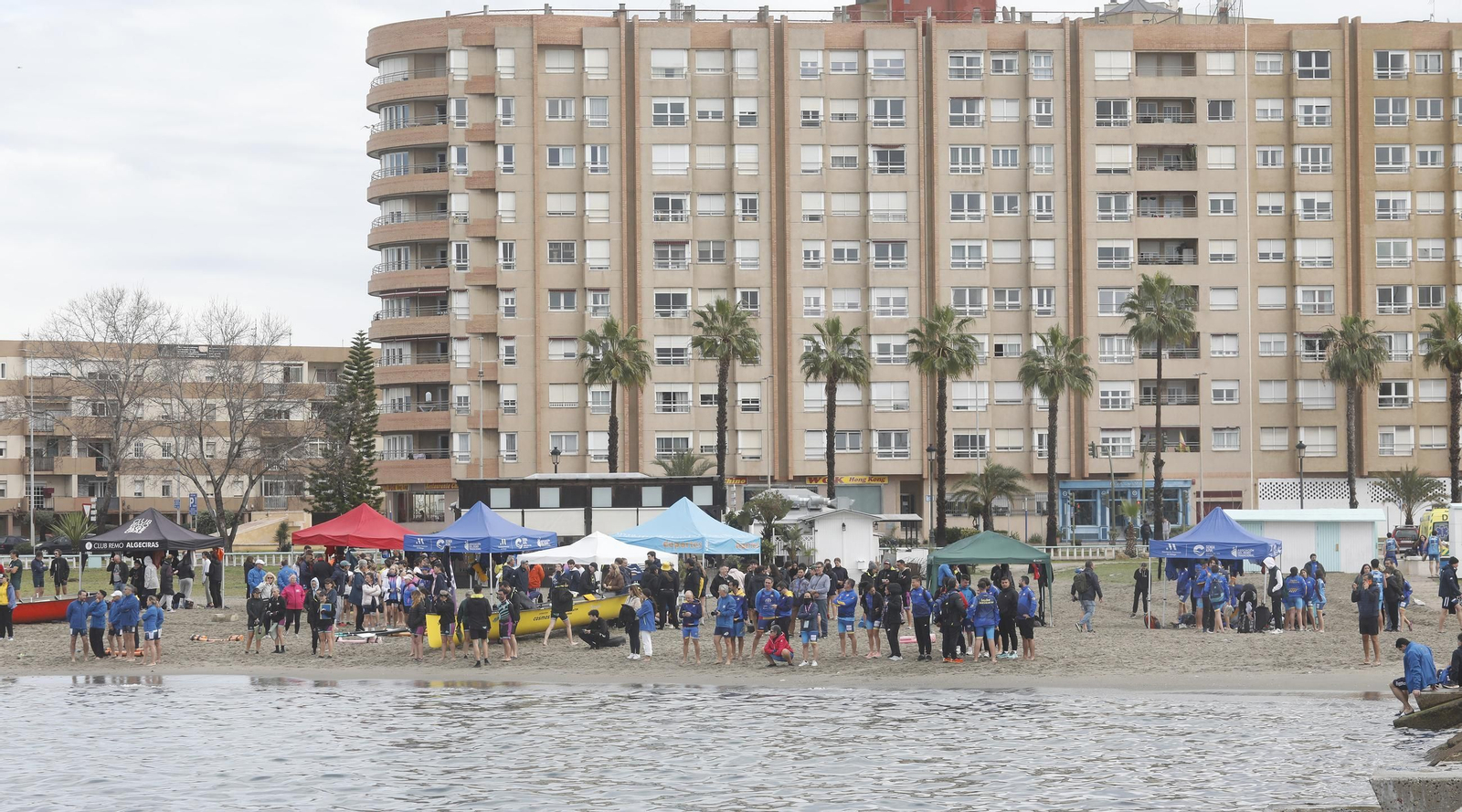 Las fotos de la tercera prueba de la Liga Andaluza de remo en banco fijo, celebrada en La Línea
