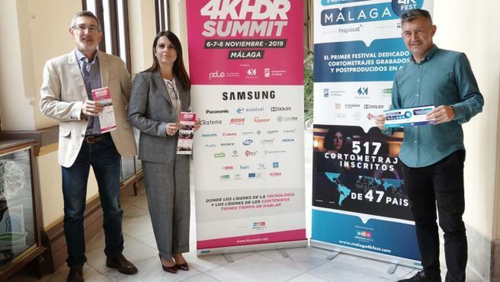 Presentación del evento en el Ayuntamiento de Málaga.