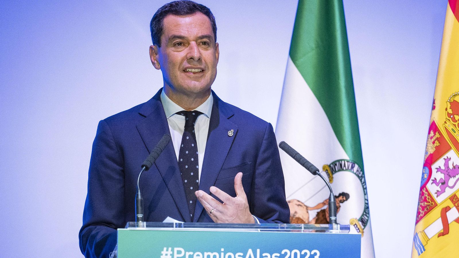 Juanma Moreno, Presidente de la Junta de Andalucía.