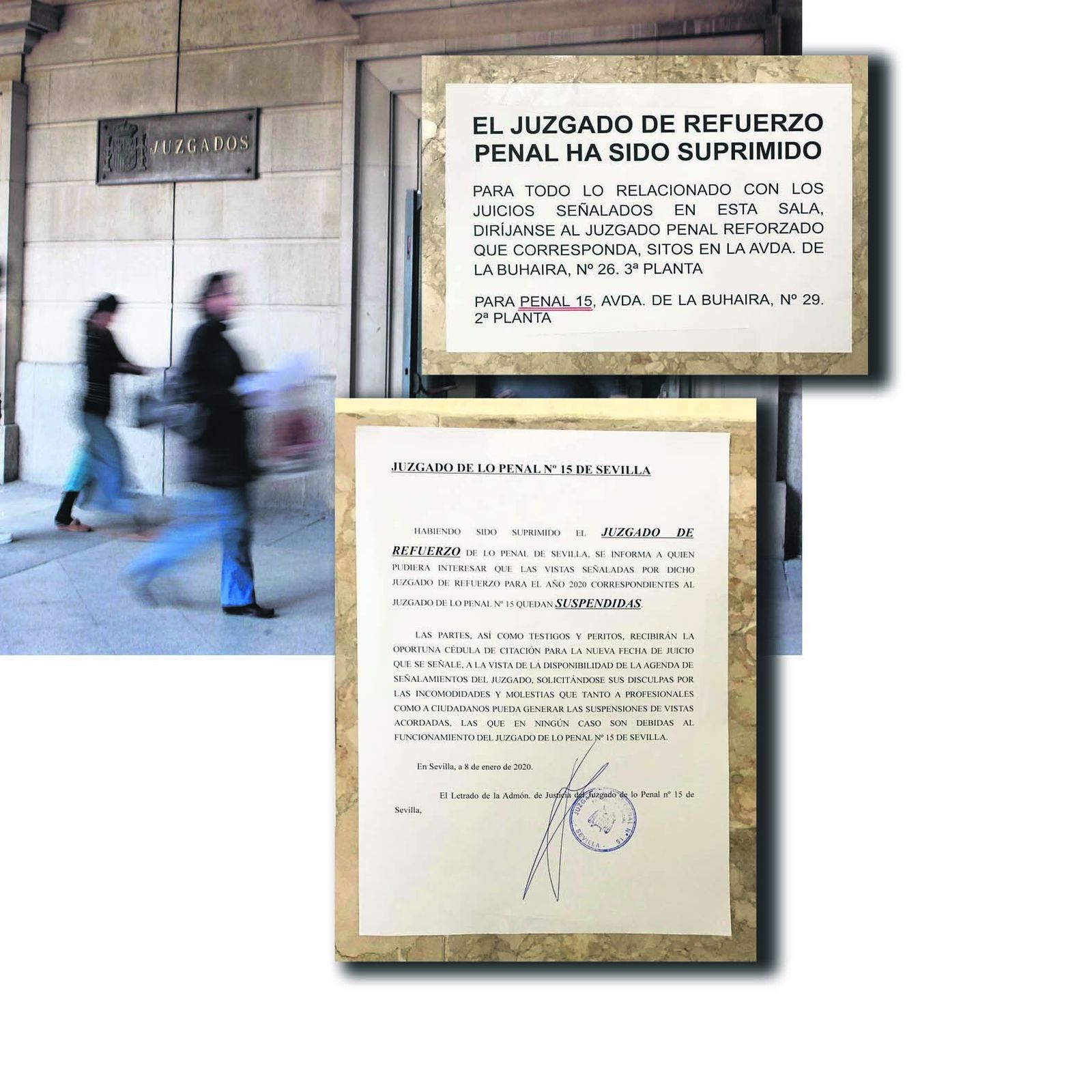 La retirada de un juez de refuerzo causa retrasos en más de 200 juicios