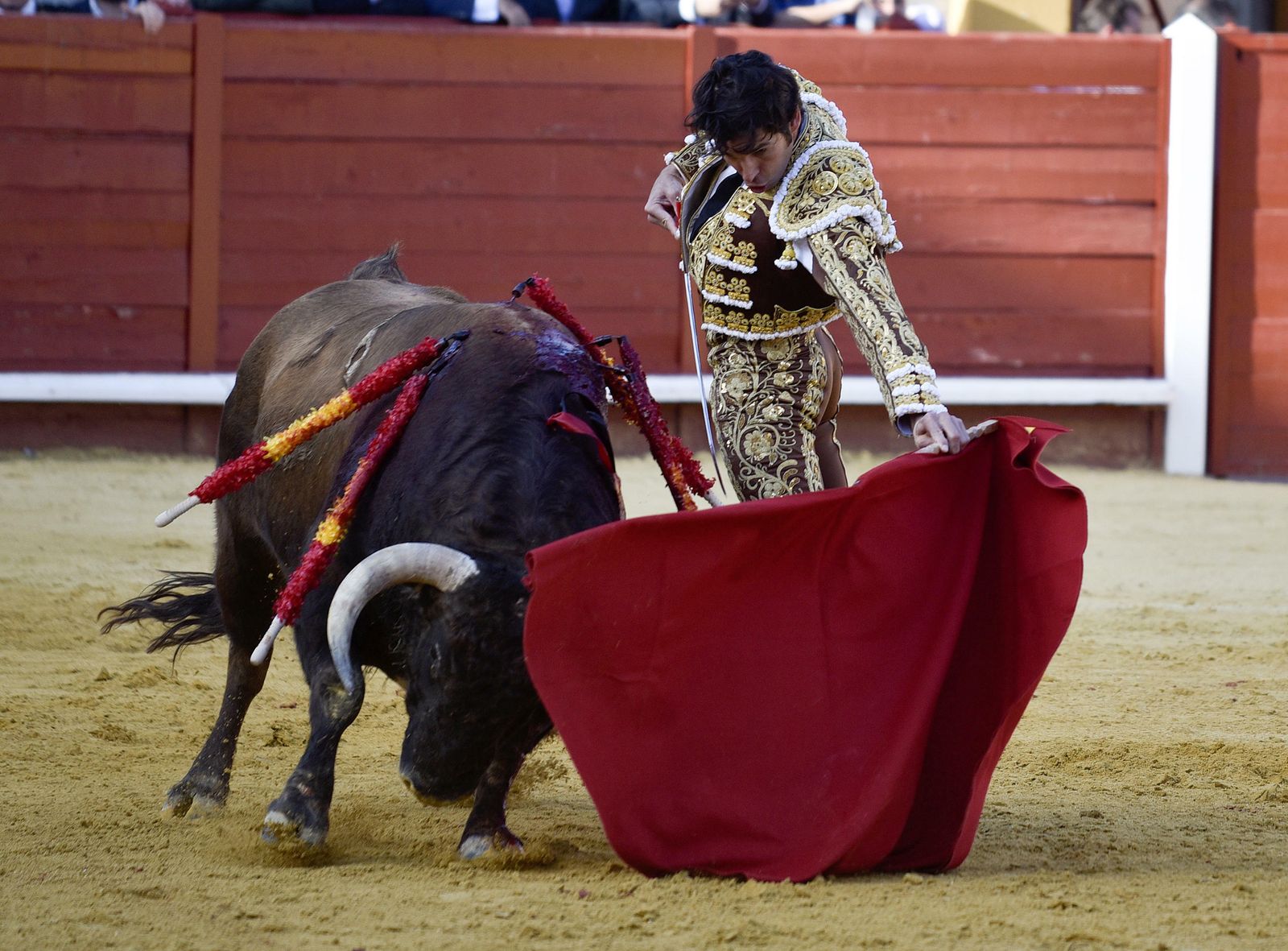Las imágenes de la corrida en Morón con la reaparición de Jesulín de Ubrique