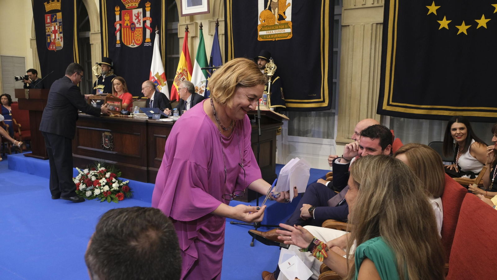 Imágenes del acto de constitución de la Diputación de Almería