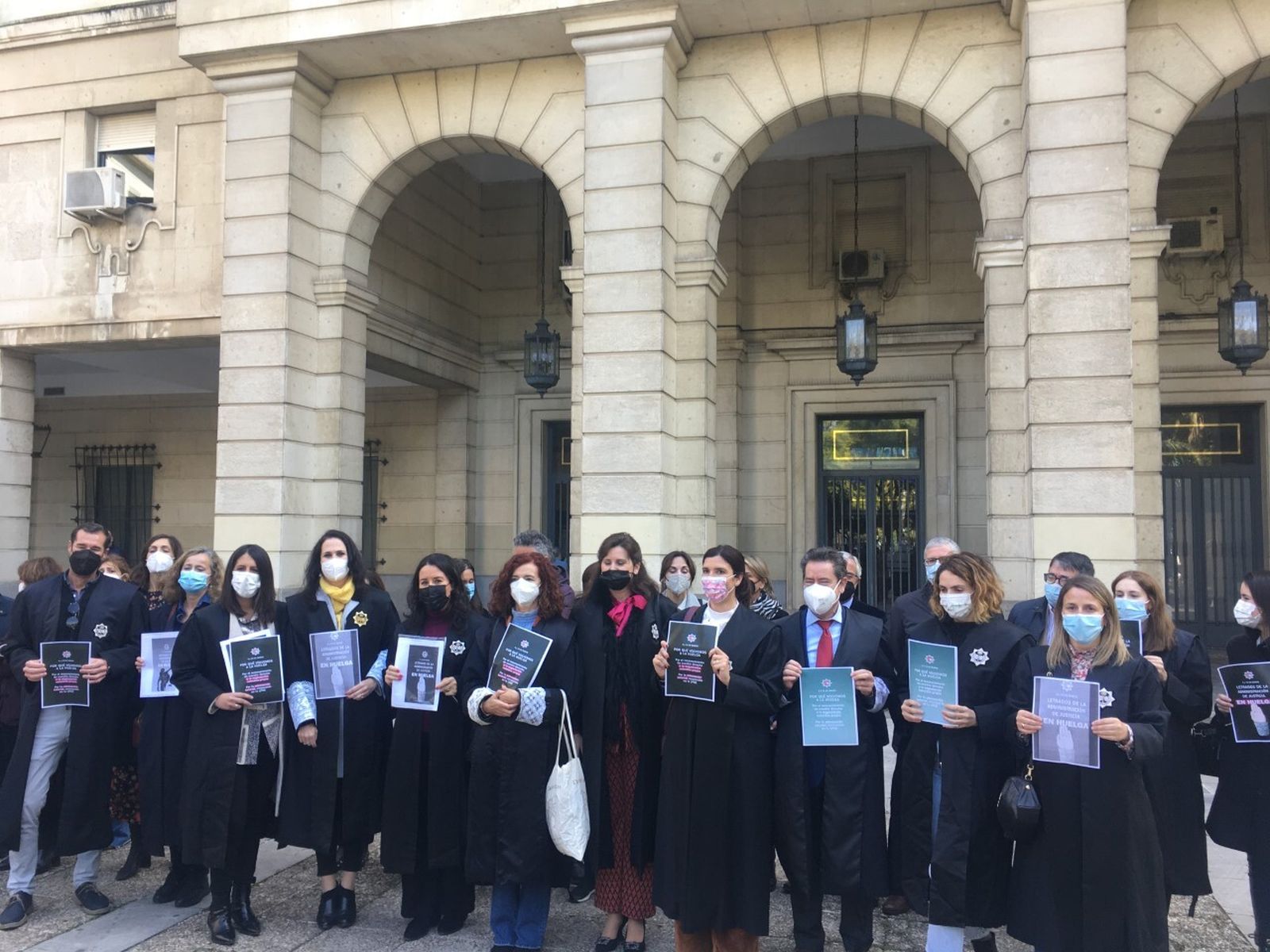 Concentración de letrados de la Administración de Justicia