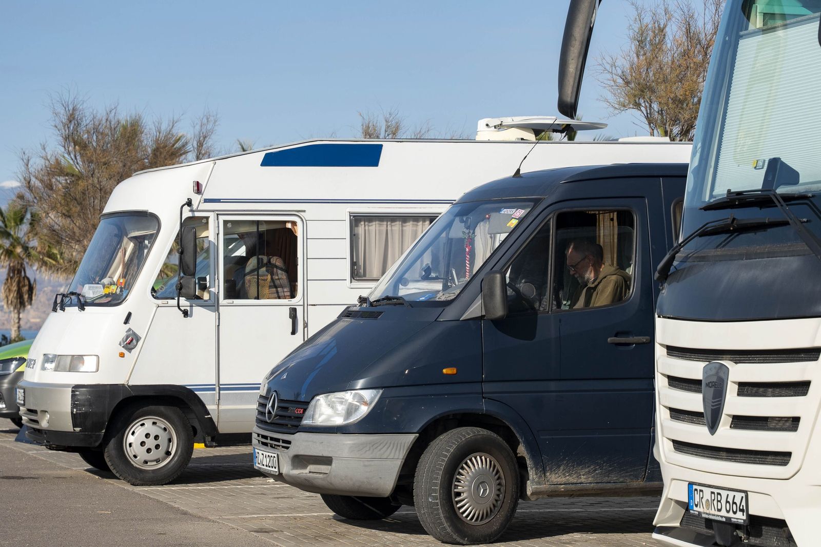 Las caravanas también están en el Delta del Andarax y la playa del Zapillo.