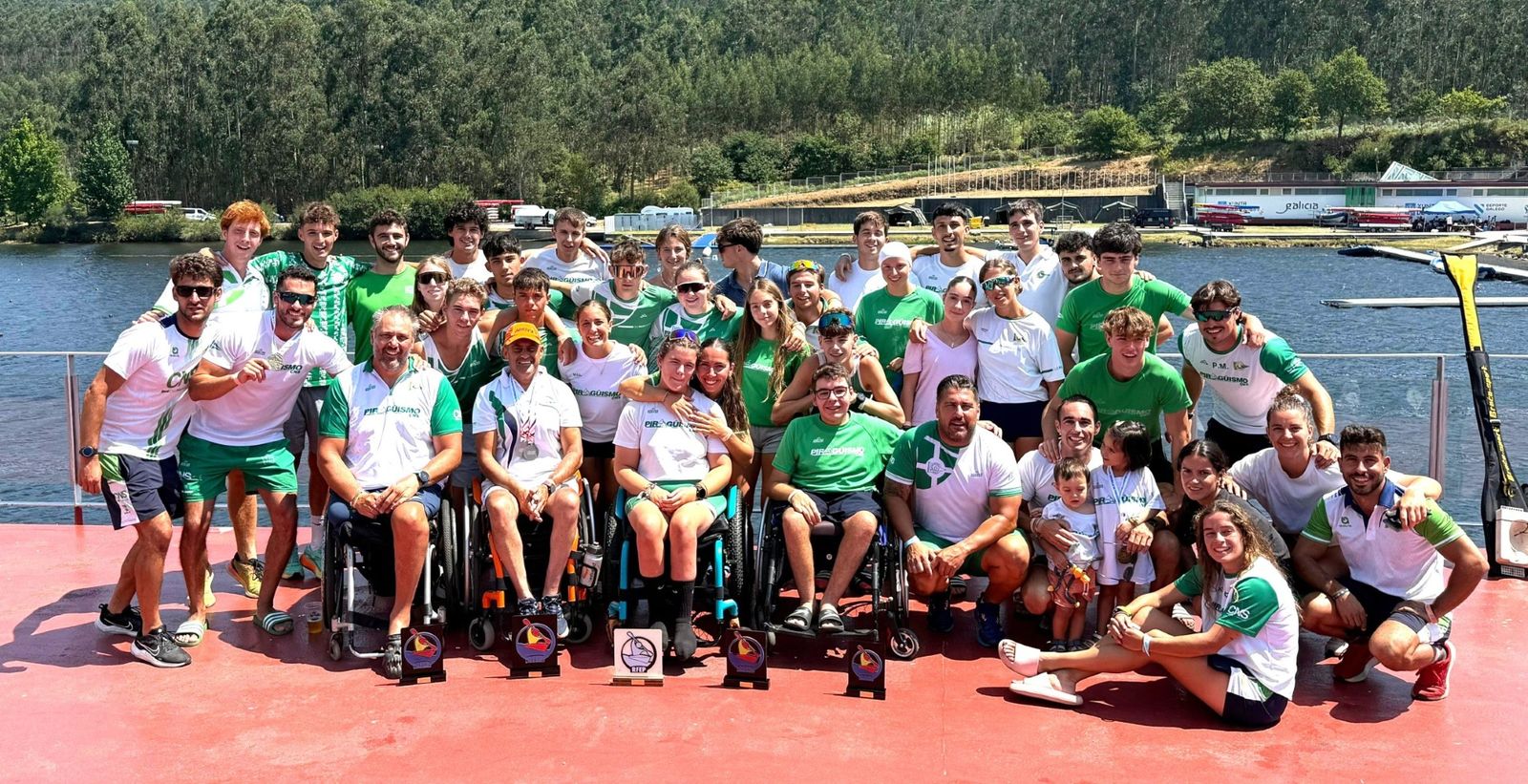 Una imagen de los integrantes del Náutico en el Campeonato de España.