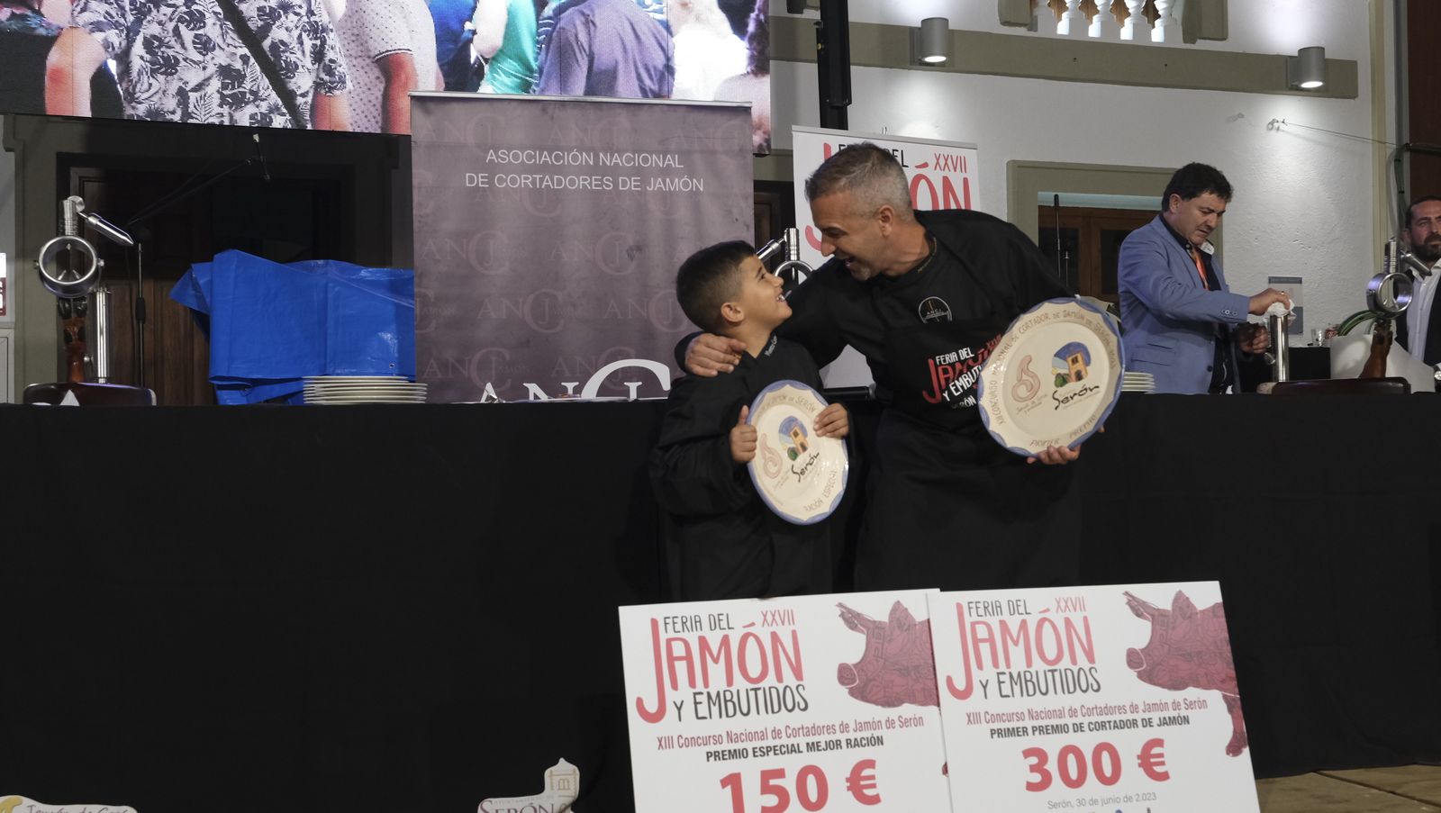 Imágenes del Concurso Nacional de Cortadores de Jamón de Serón