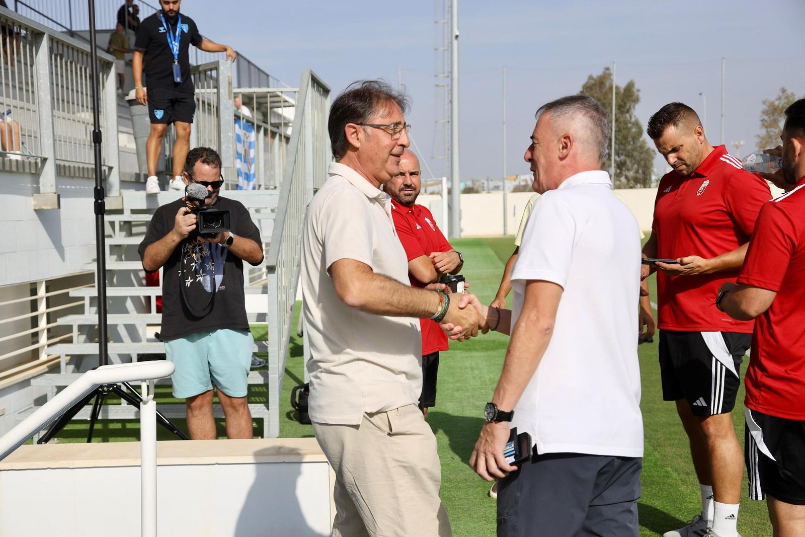 Las fotos del histórico primer partido oficial en La Academia del Málaga CF