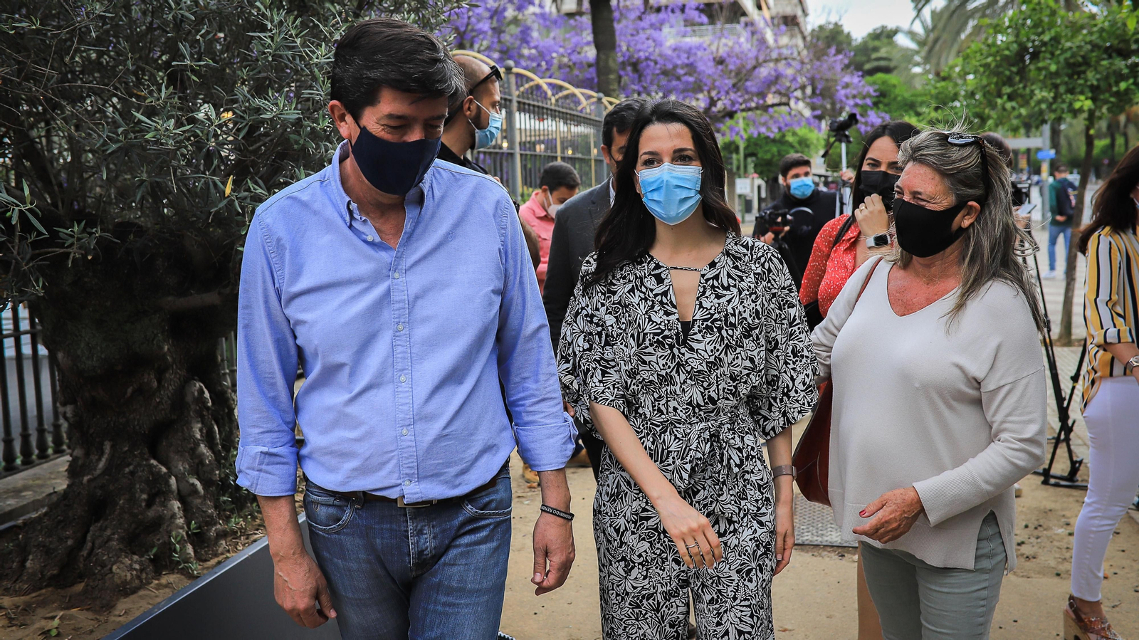 Encuentro de Inés Arrimadas con militantes de Ciudadanos en Jerez