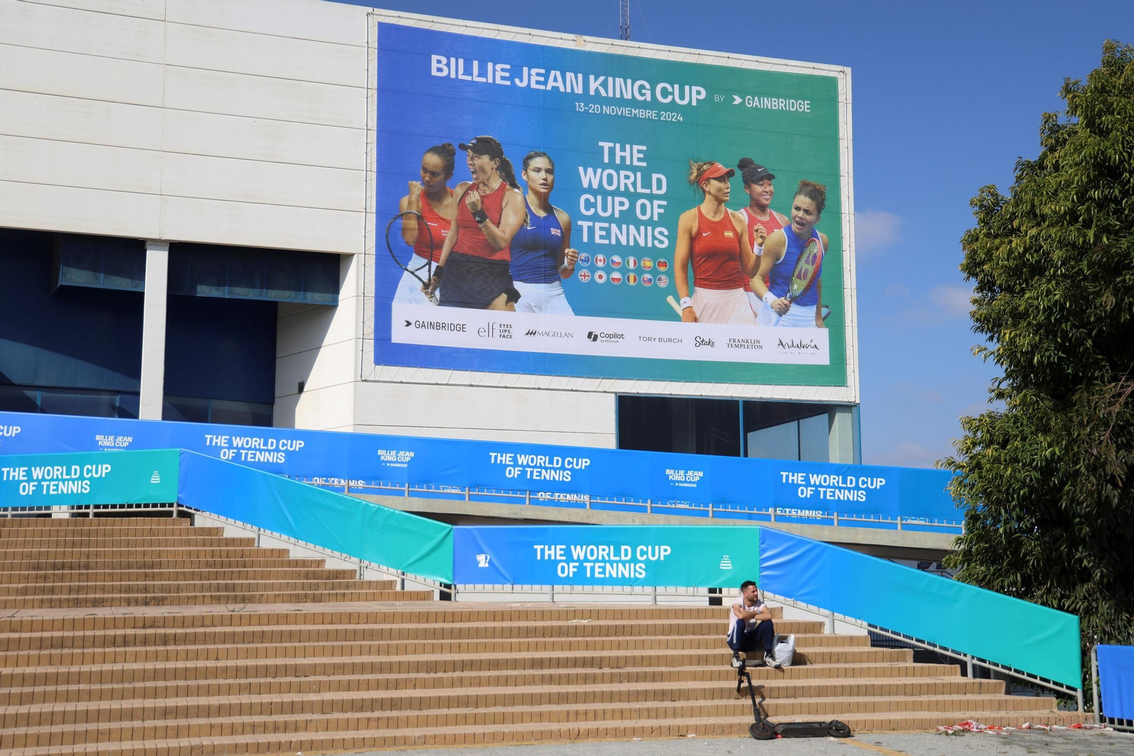 Así se transforma el Carpena para la Copa Billie Jean King y la Copa Davis