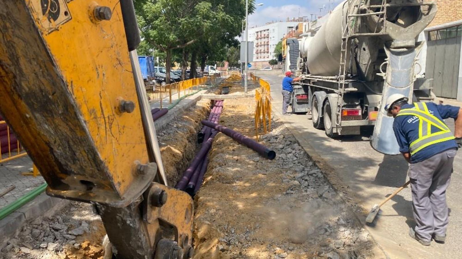 Canalizaciones en Padre Pío.