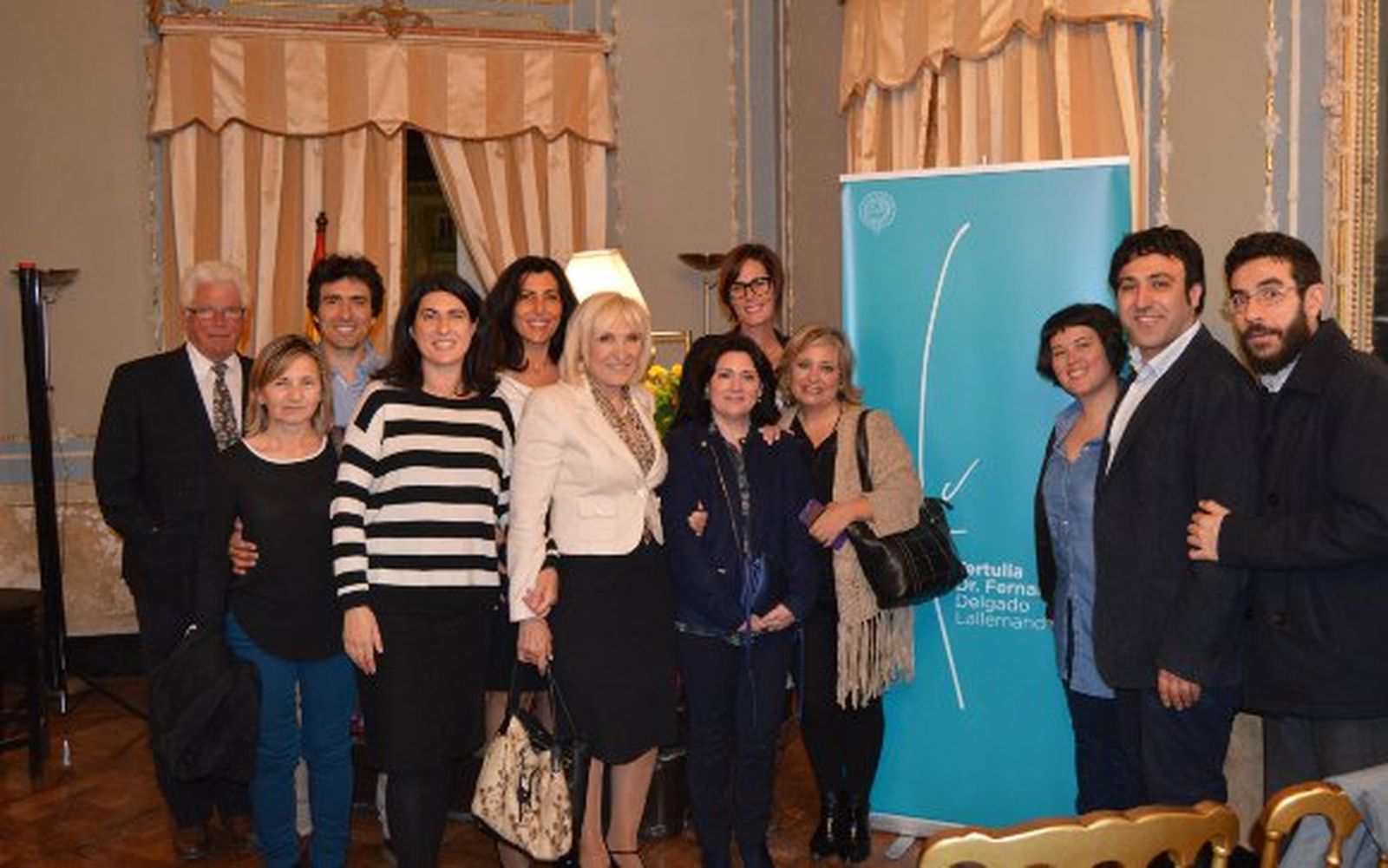 Hans Joseph Artz, Pepi Fernández, Luis, Ana, Lola y Nano Delgado, Susi Cigüela, Socorro Huerta, Inma Macías, Marta Zambrano y David Alonso.

Foto: Ignacio Casas de Ciria