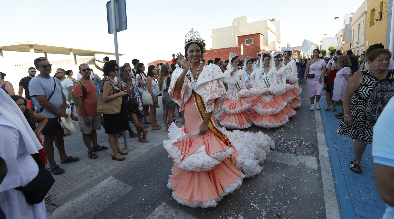 Procesión de la Virgen del Carmen de la iglesia de la Atunara en La Línea