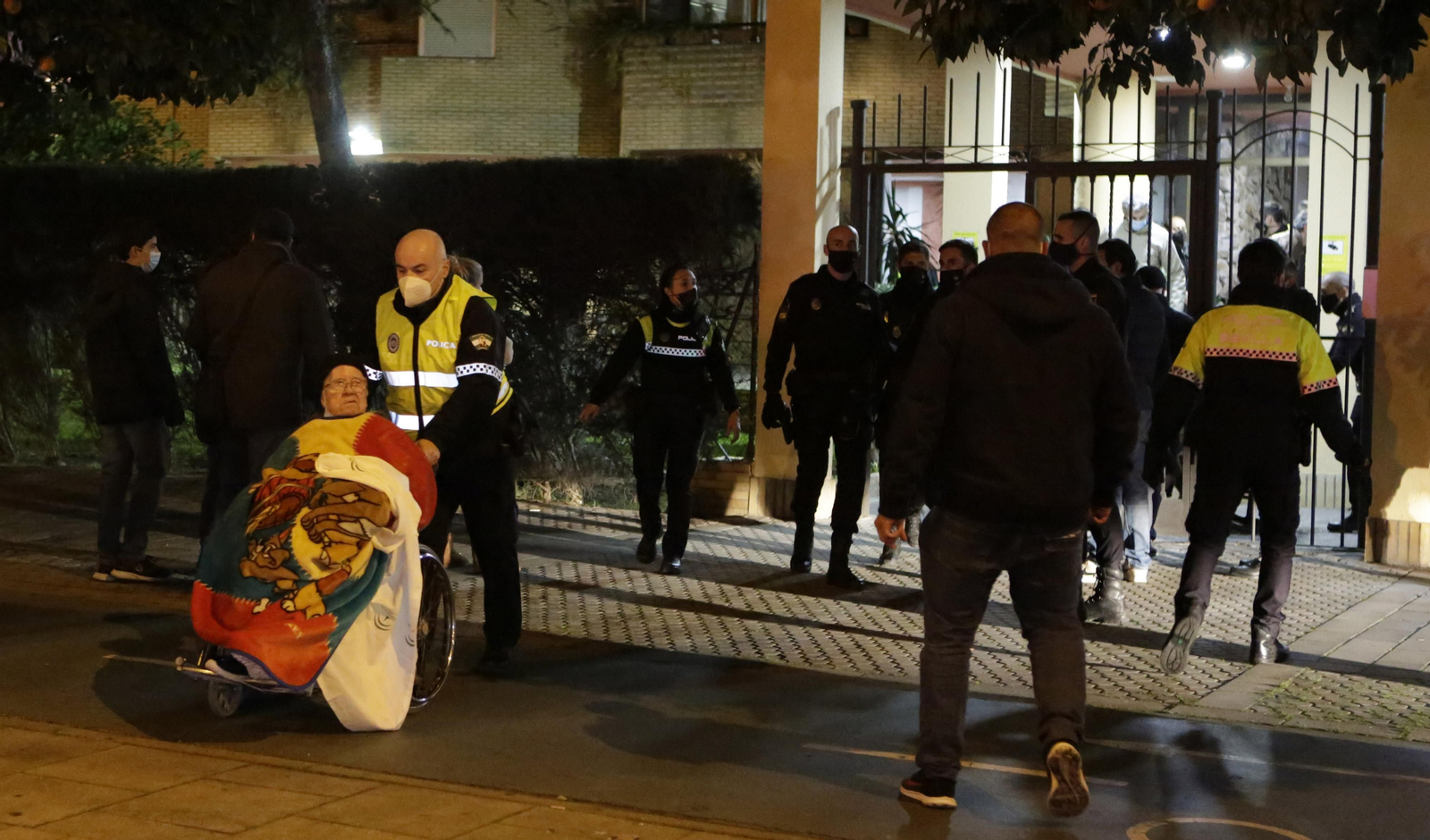 Incendio en residencia de ancianos