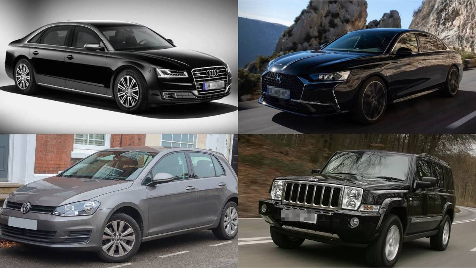 Los coches que usan Pedro Sánchez, Alberto Núñez Feijóo, Yolanda Díaz y Santiago Abascal