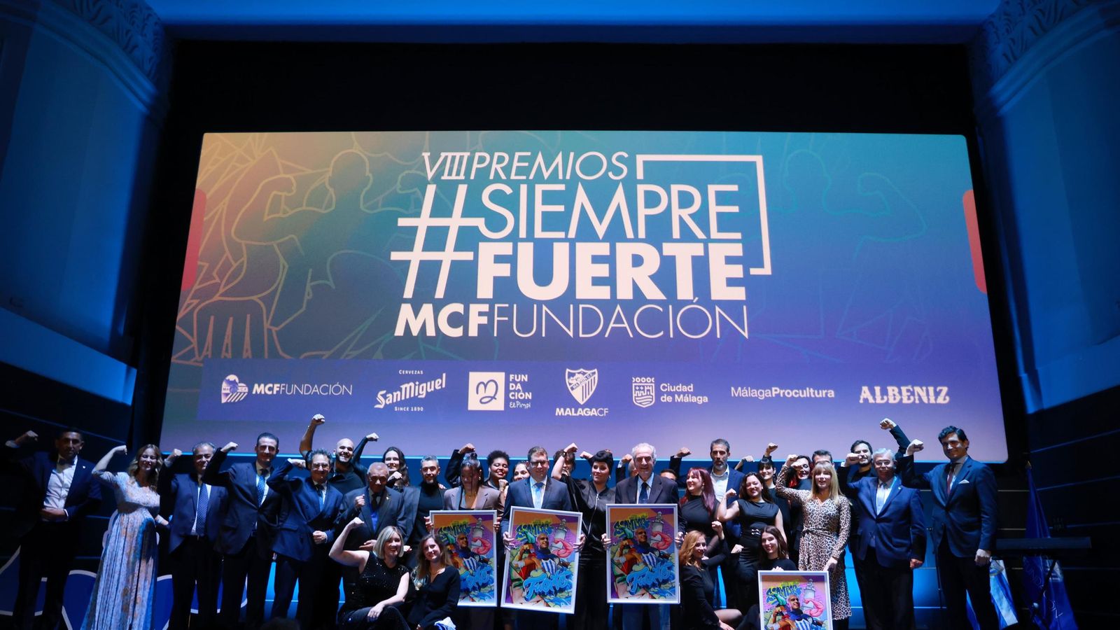 La gala 'Siempre Fuerte' del Málaga CF, en fotos