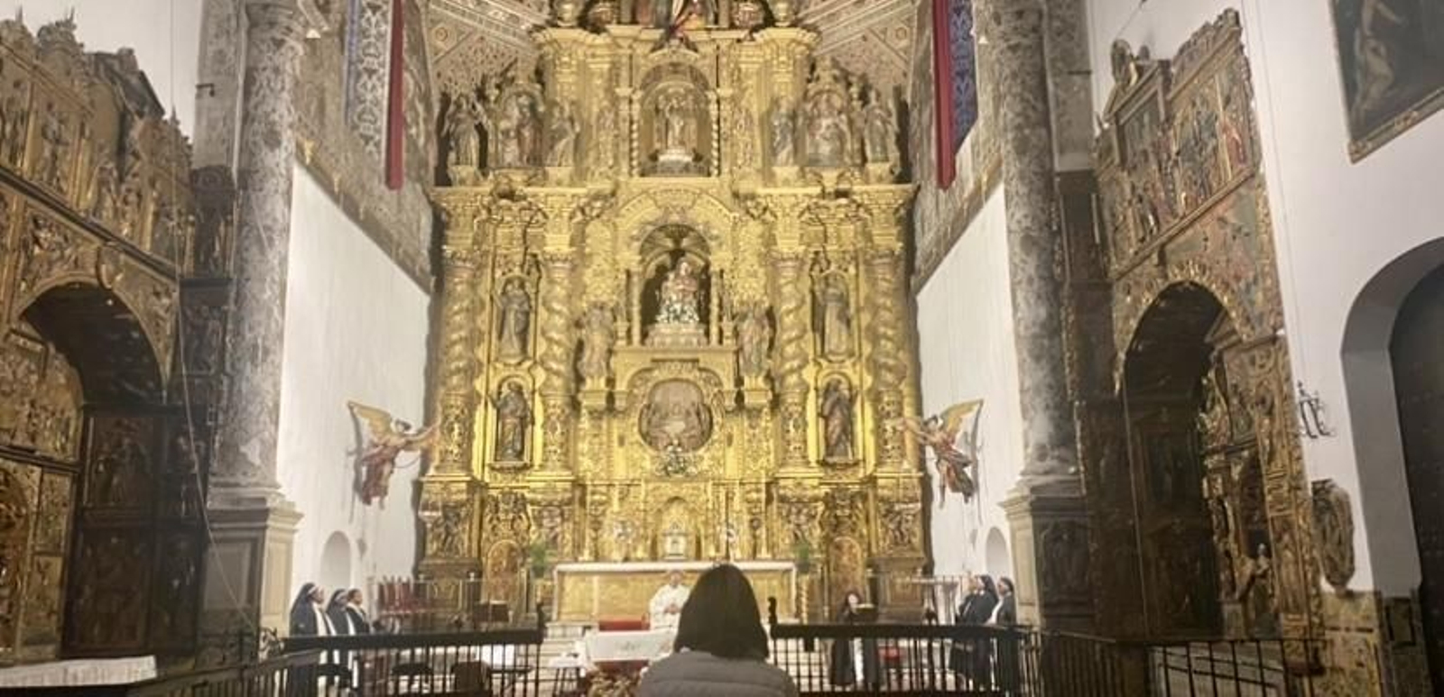 Interior de la iglesia del convento de Madre de Dios.