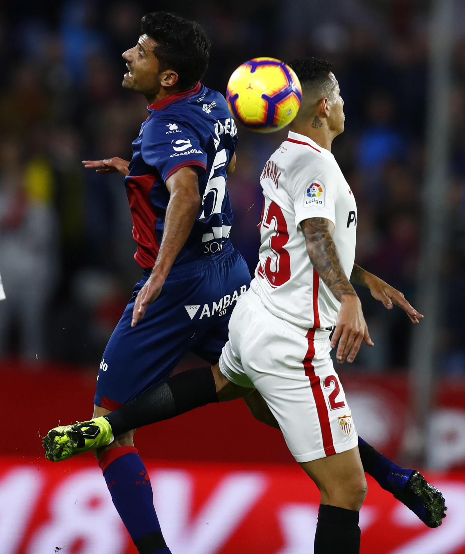 El Sevilla-Huesca, en imágenes