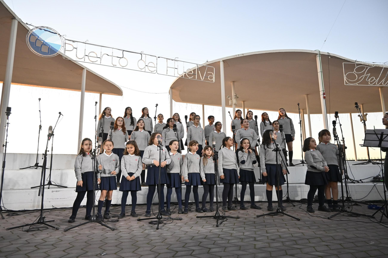 Fotos de la Inauguración del alumbrado del Puerto en Huelva