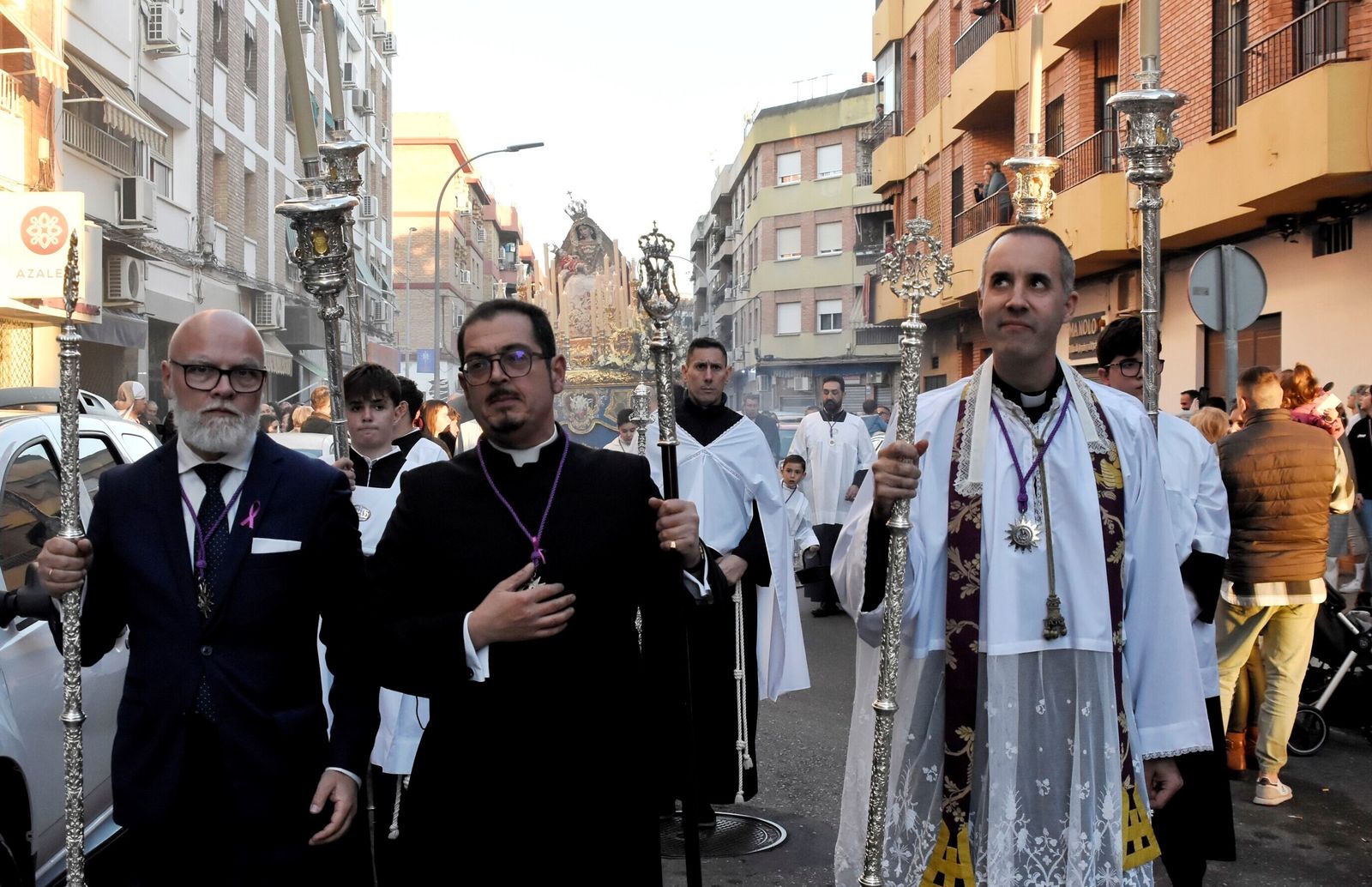 La procesión de la Virgen de Belén, en imágenes