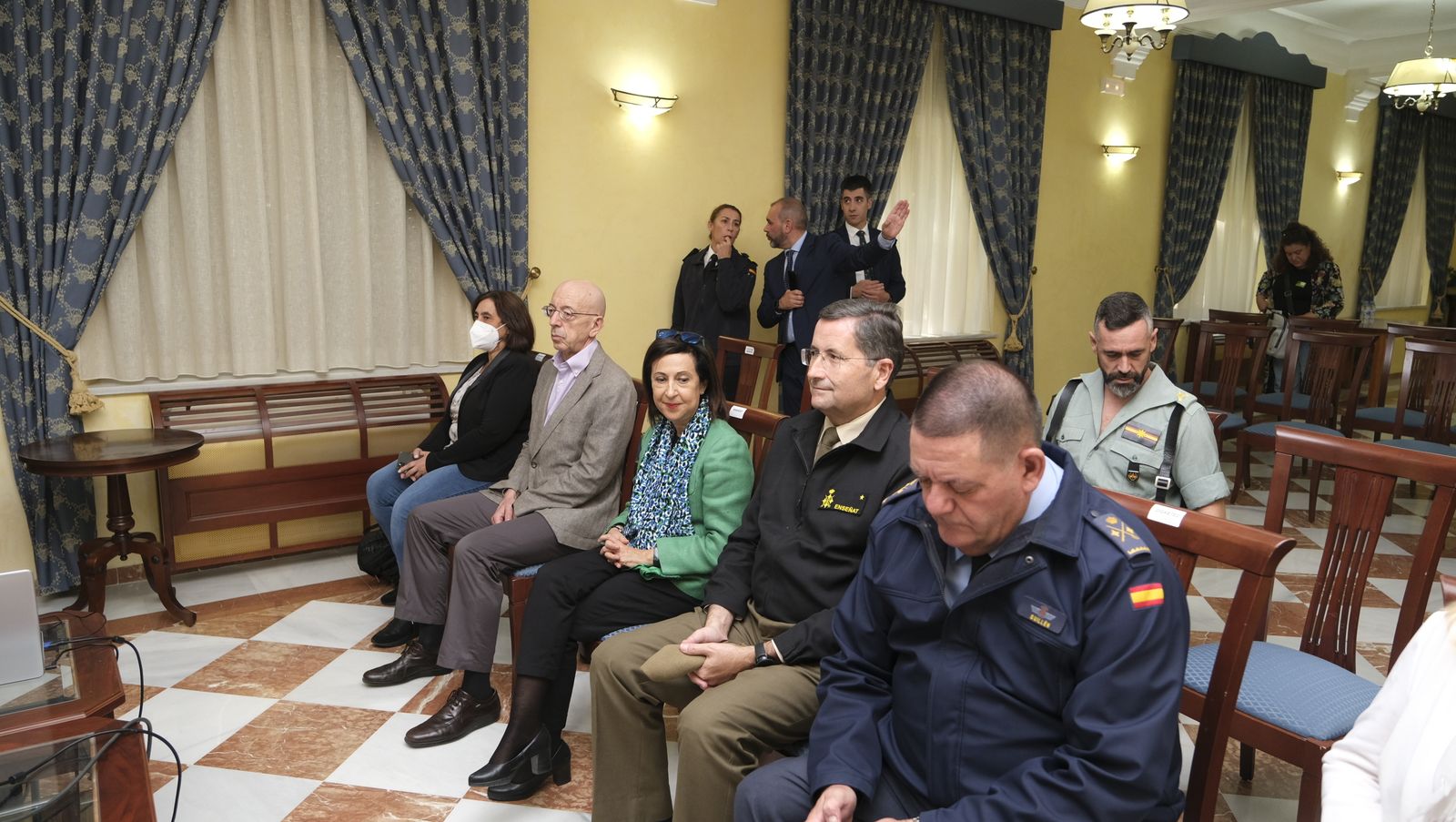 Imágenes de la visita de la Ministra de Defensa Margarita Robles a la Brigada Alfonso XIII de La Legión