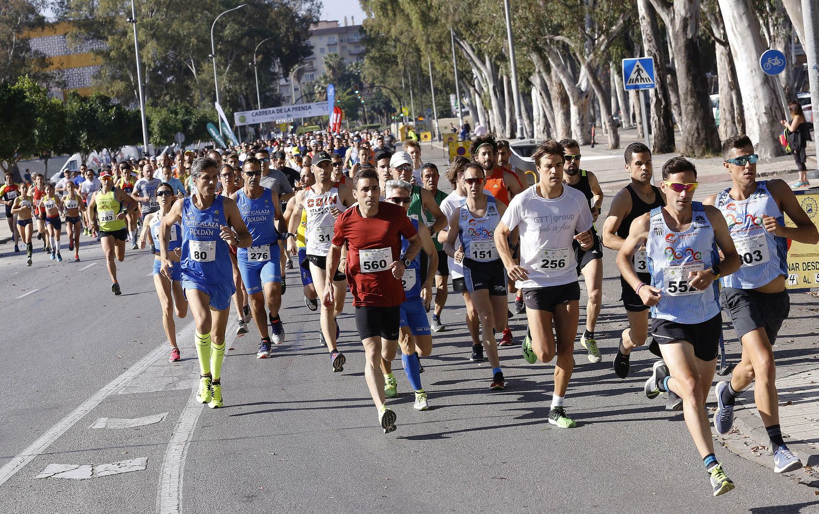 Las mejores fotografías de la Carrera de la Prensa de Málaga de 2019