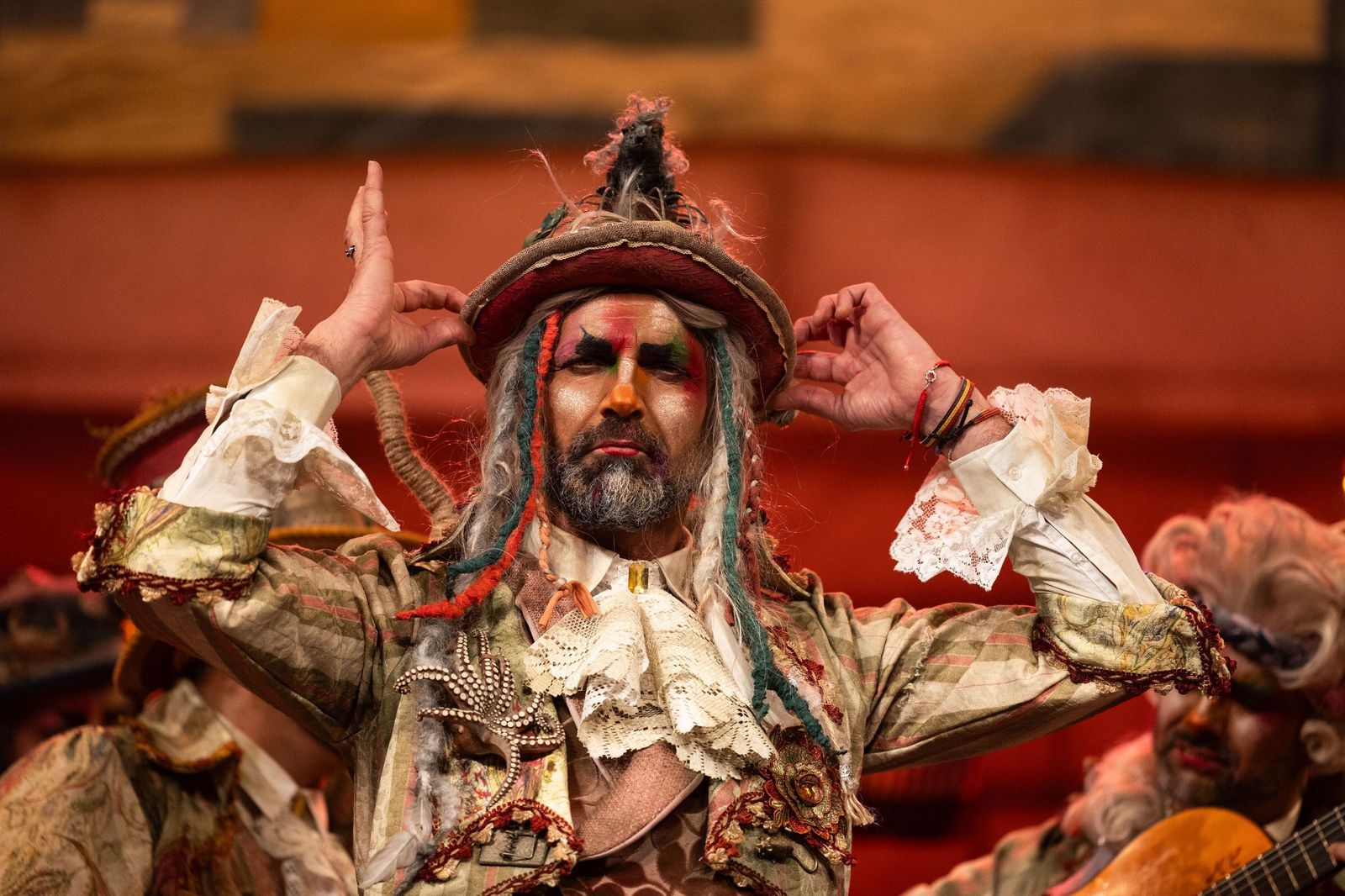 Jesús Bienvenido, en la comparsa 'Las ratas'.