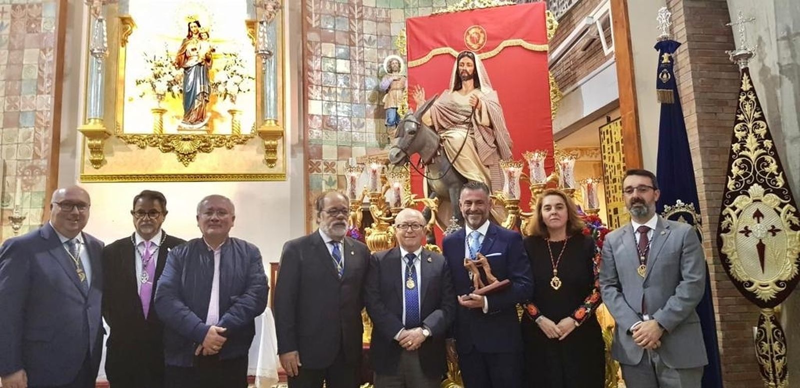 Un momento posterior al Pregón del Costalero.