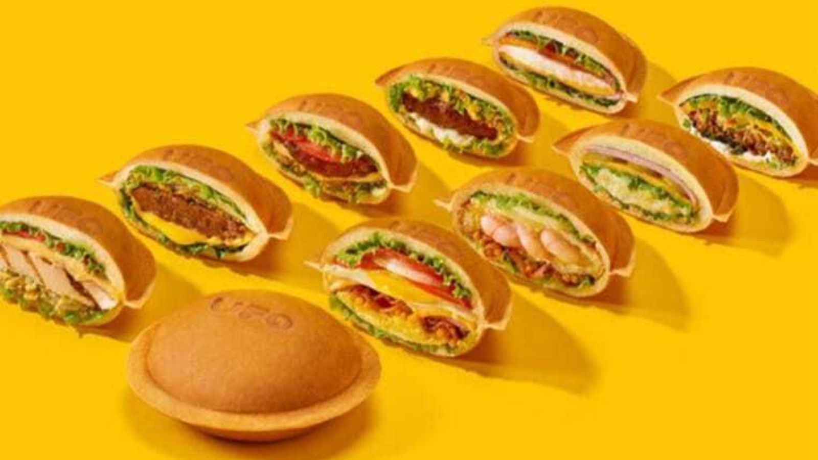 El innovador diseño de las hamburguesas ovni