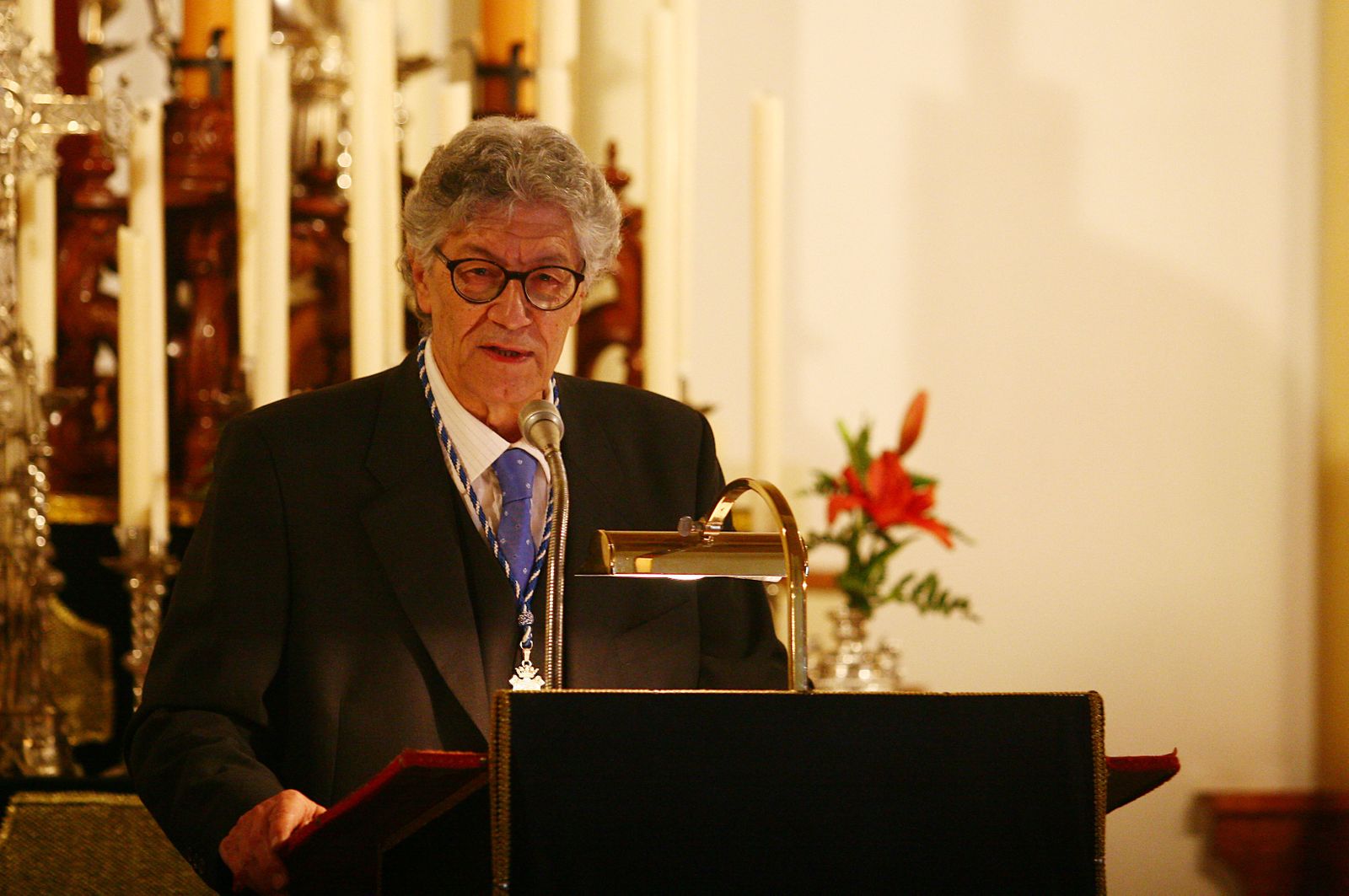 Eduardo Fernández Jurado en uno de sus pregones.