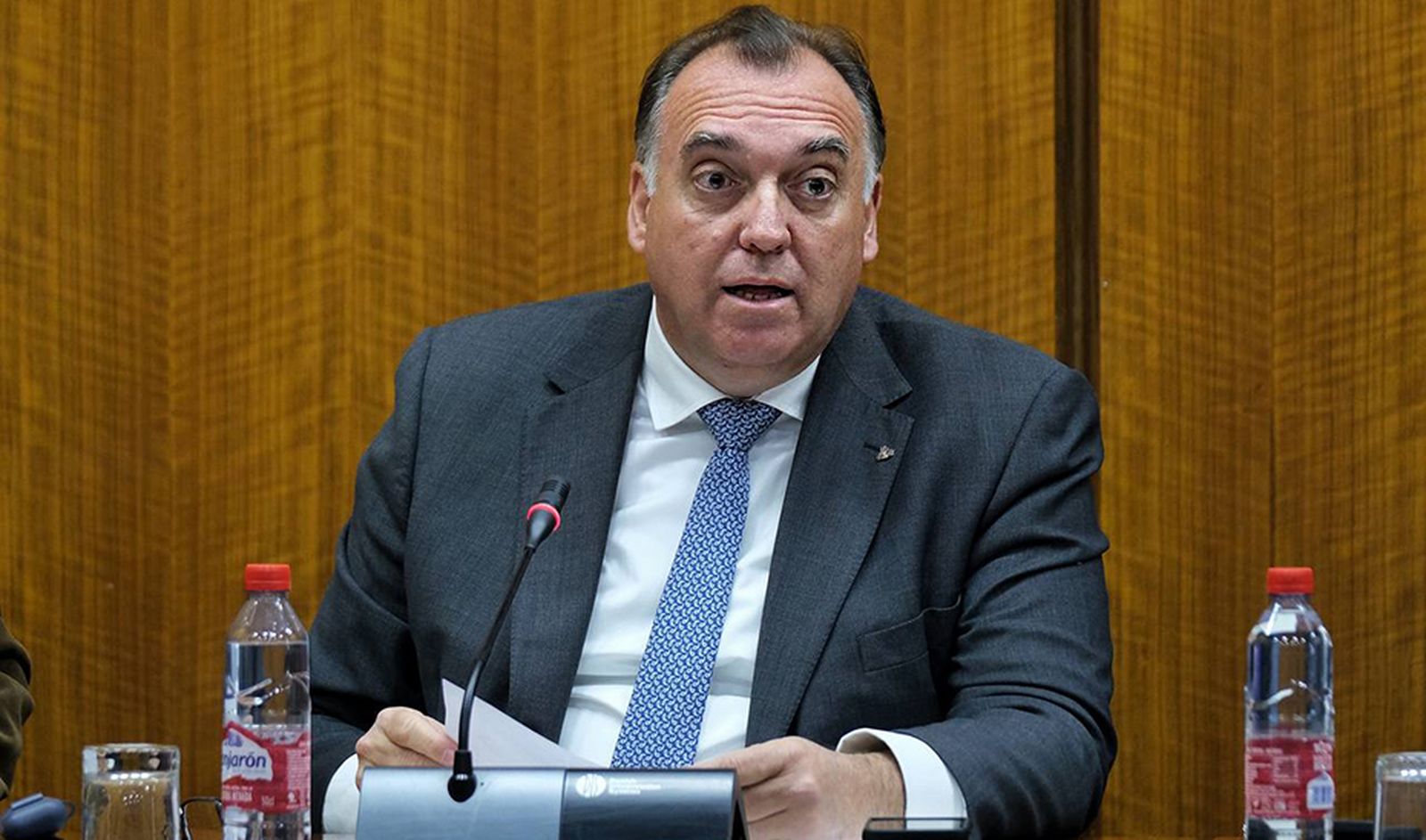 Arturo Bernal interviene antes la comisión parlamentaria de Turismo, Cultura y Deporte, en la Cámara andaluza.