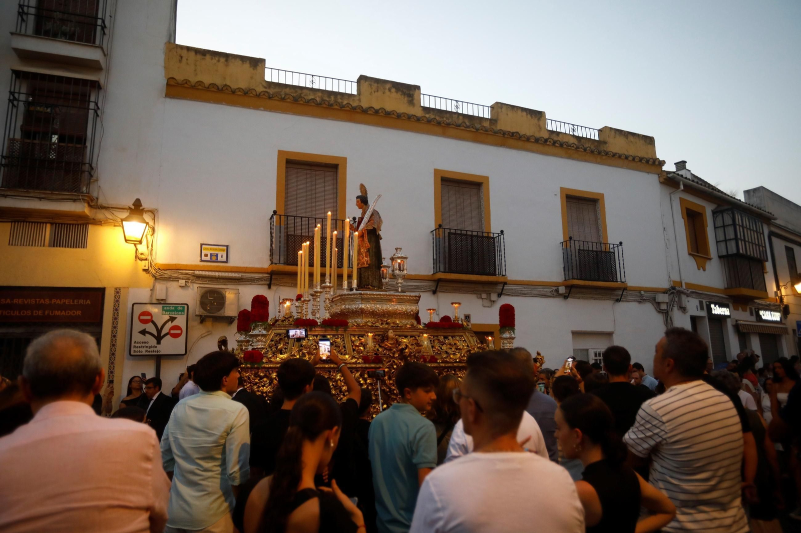 La procesión de San Lorenzo en Córdoba, en imágenes