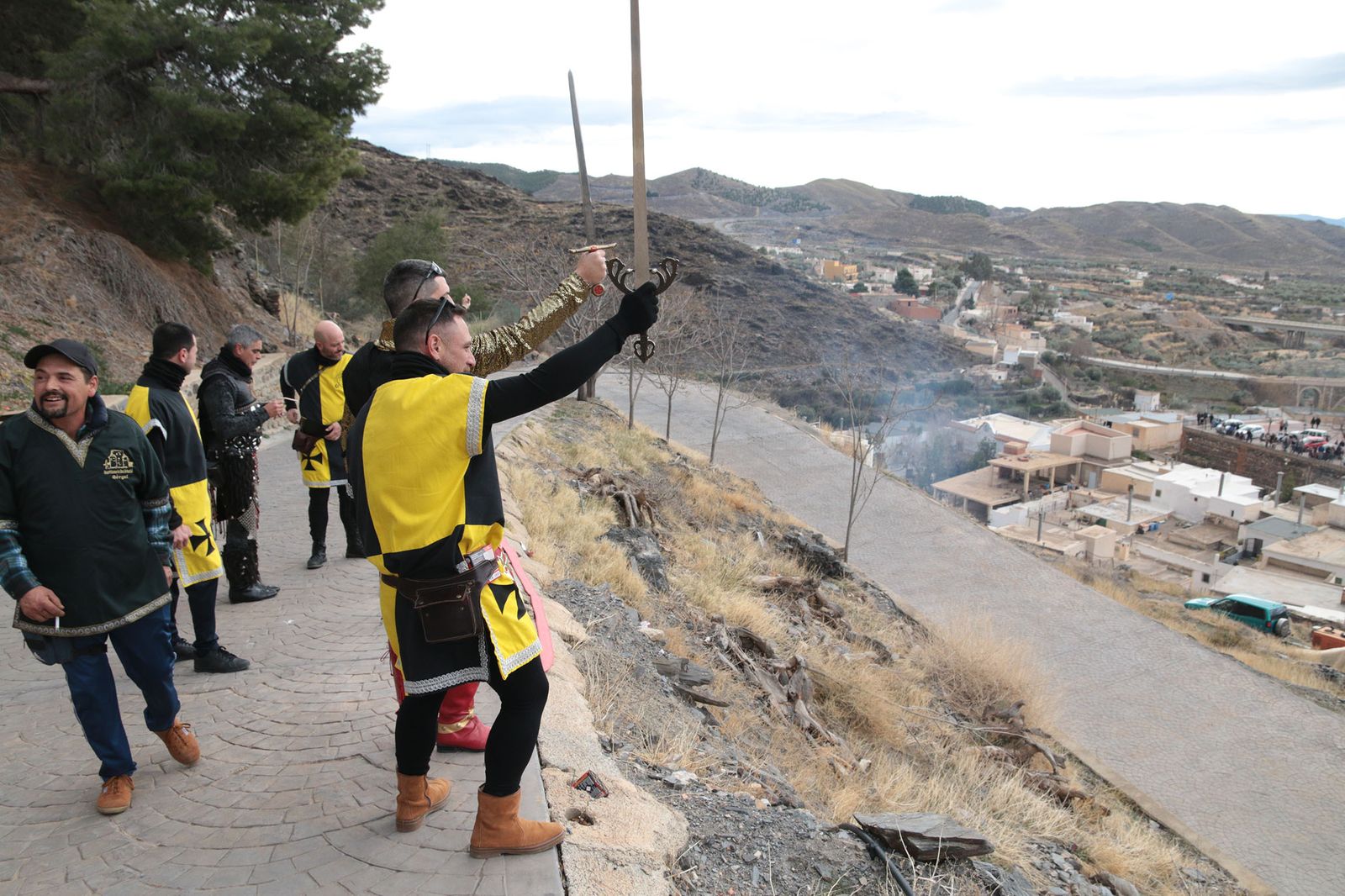 Los Moros y Cristianos de Gérgal se enfrentan en las fiestas de San Sebastián