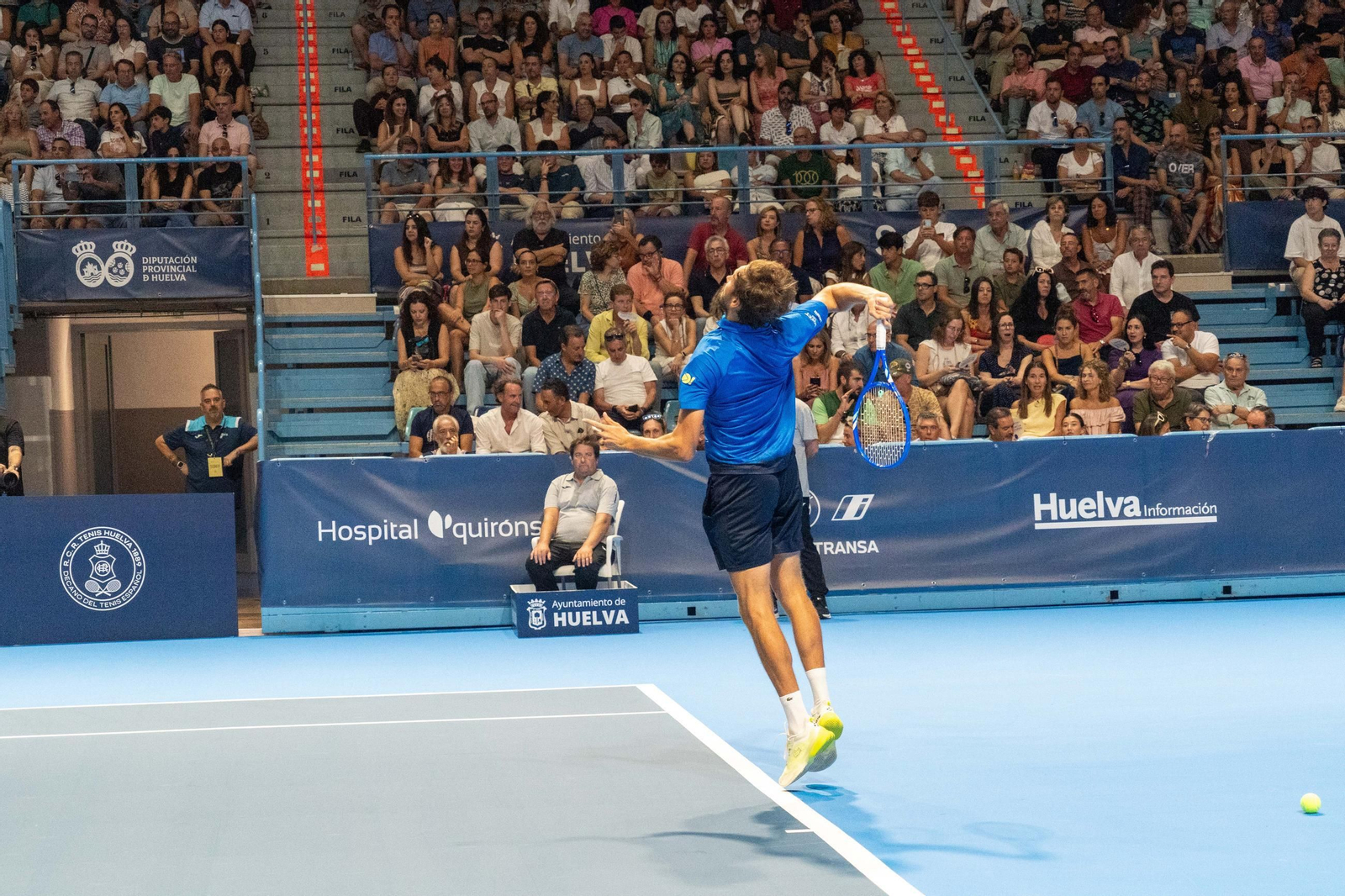 Imágenes de la final masculina de la Copa del Rey de tenis entre Daniil Medvedev y Alejandro Davidovich