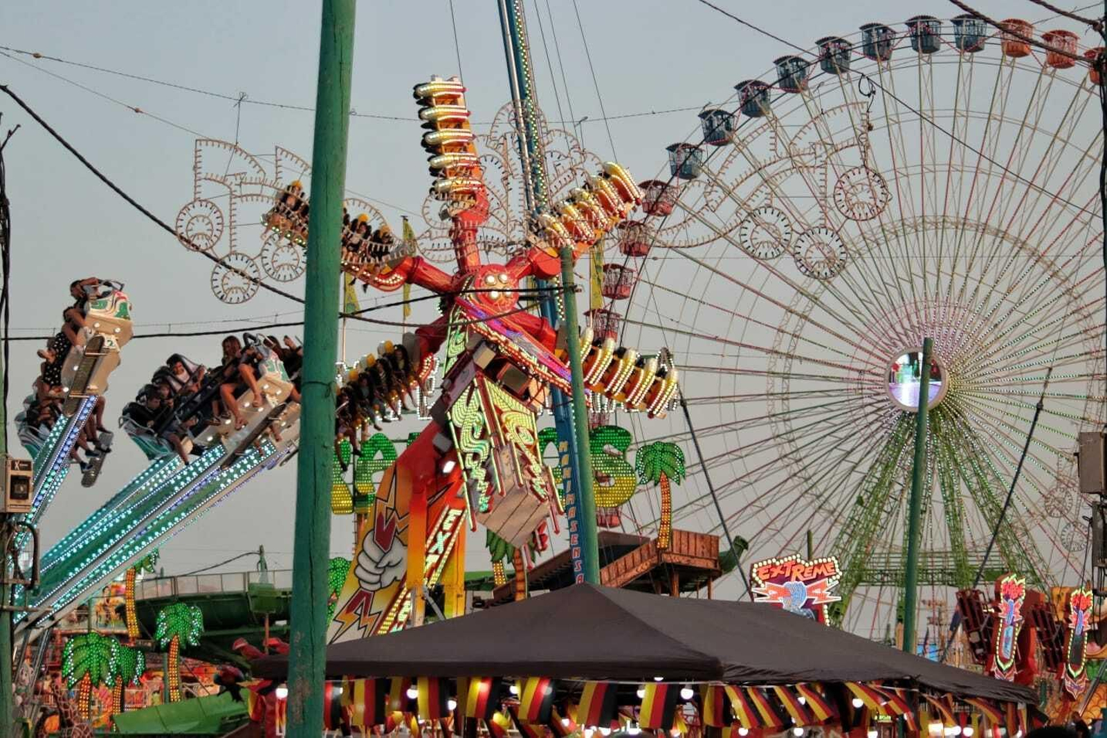 Las atracciones preferidas de la Feria de Málaga, en fotos