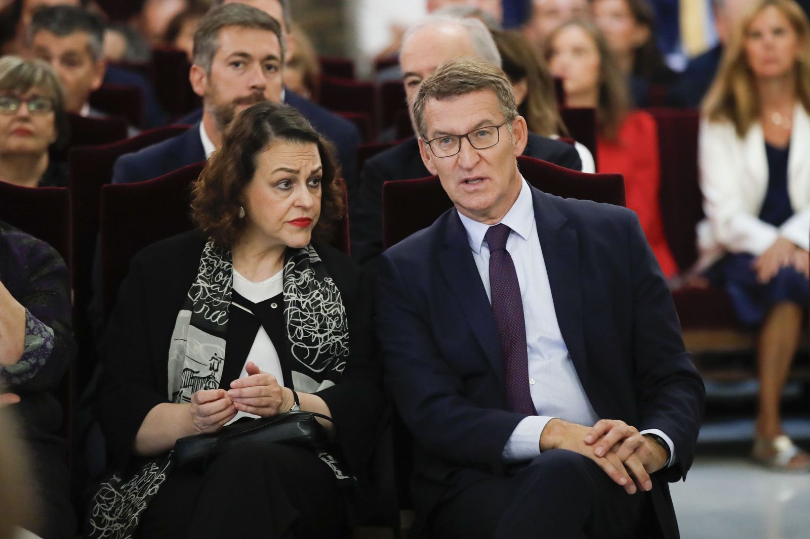 Alberto Núñez Feijóo, en la apertura del año judicial