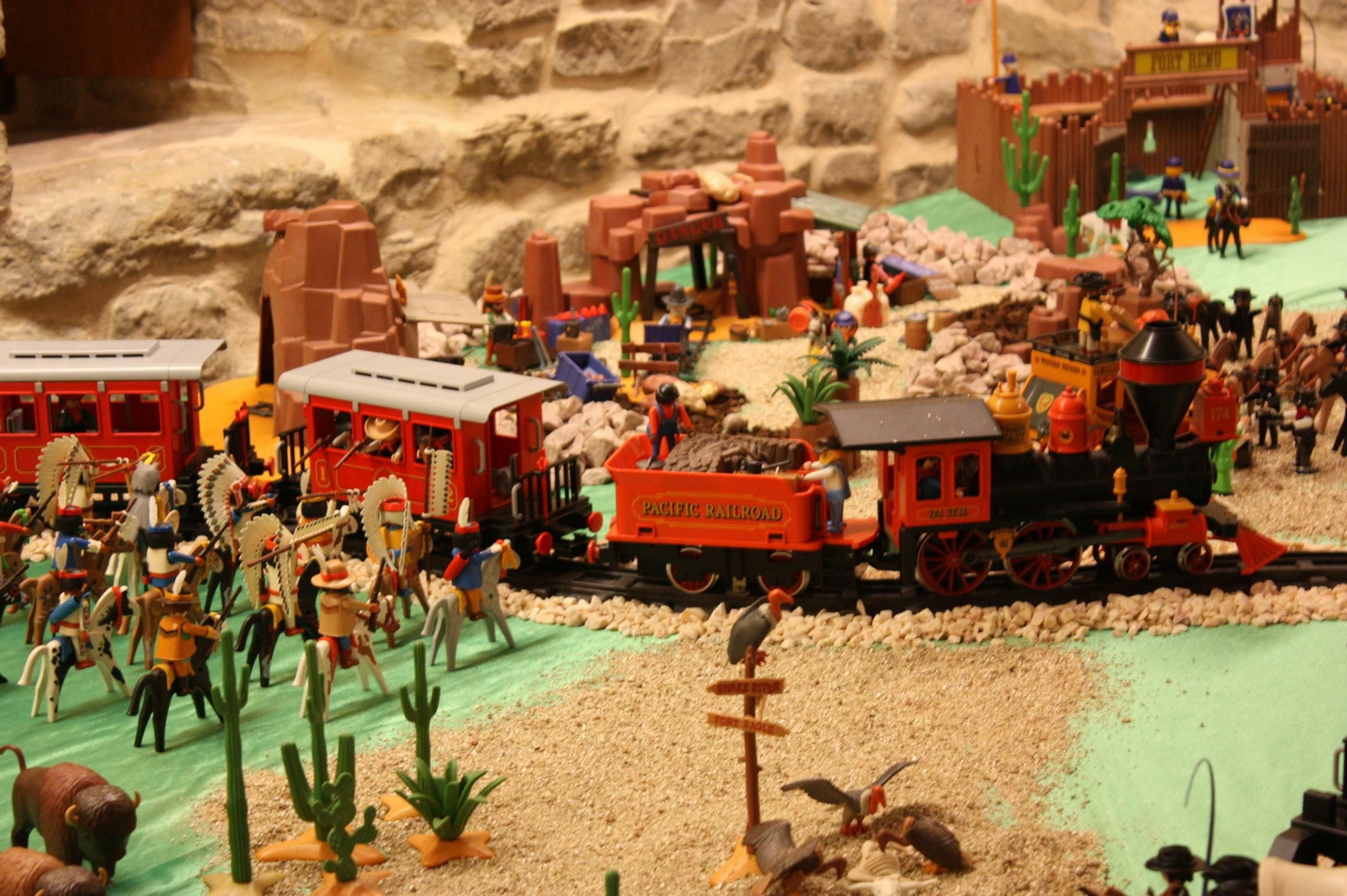 El salvaje Oeste estará reflejado en dioramas en el Mercado de la Encarnación.