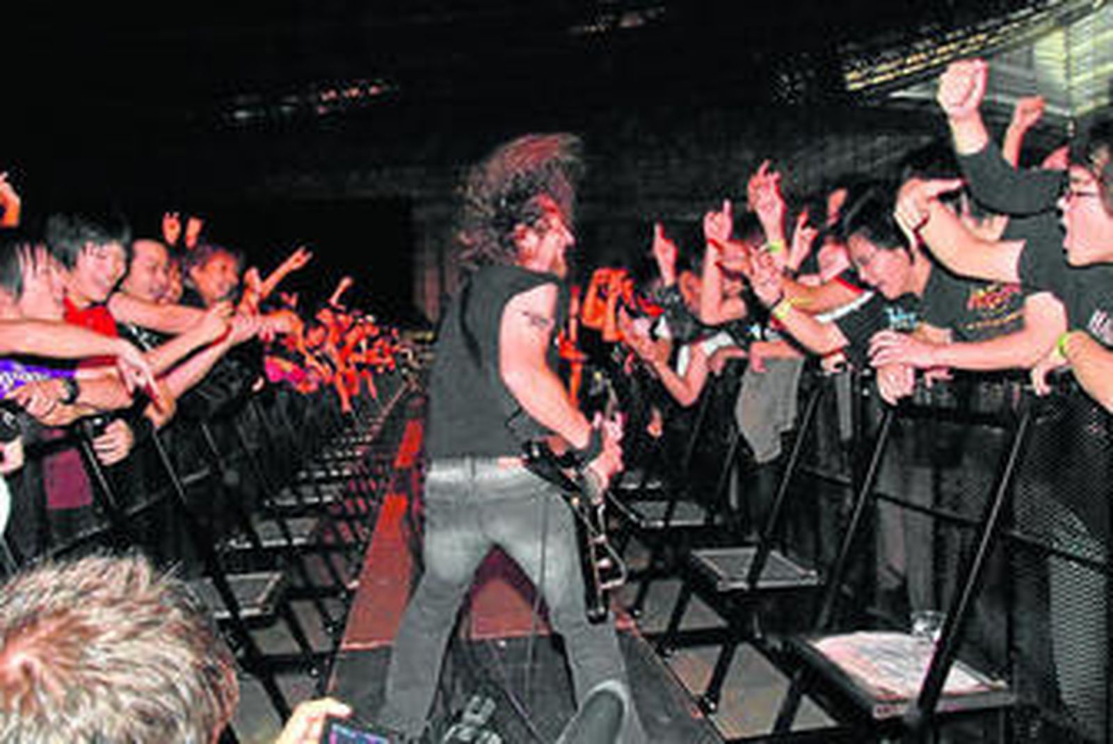 Un momento del documental sobre la banda de rock Anvil.