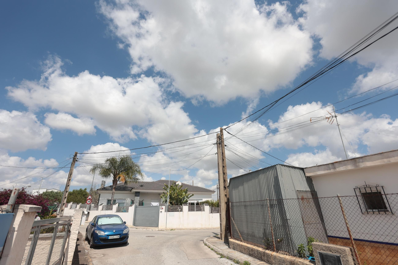 Una de las calles de la pedanía de Cuartillos, en una imagen de archivo.