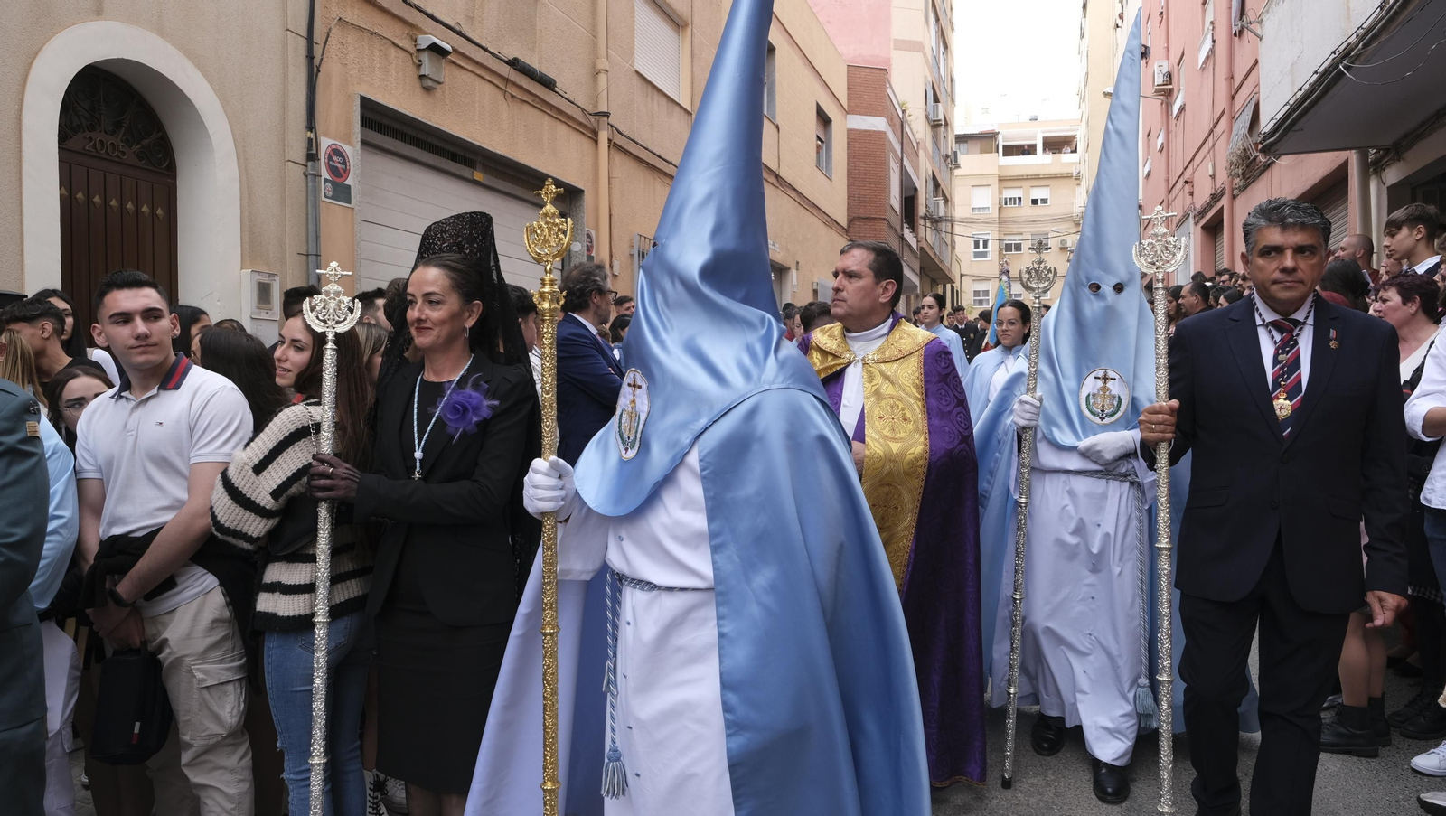 La procesión de Los Ángeles en Almería, en imágenes