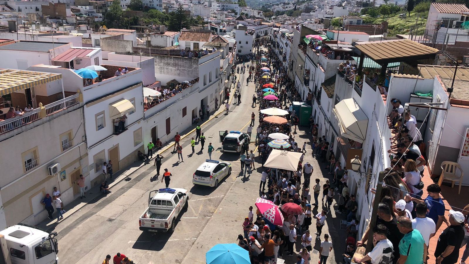 Gran dispositivo de seguridad en el Toro de Arcos.
