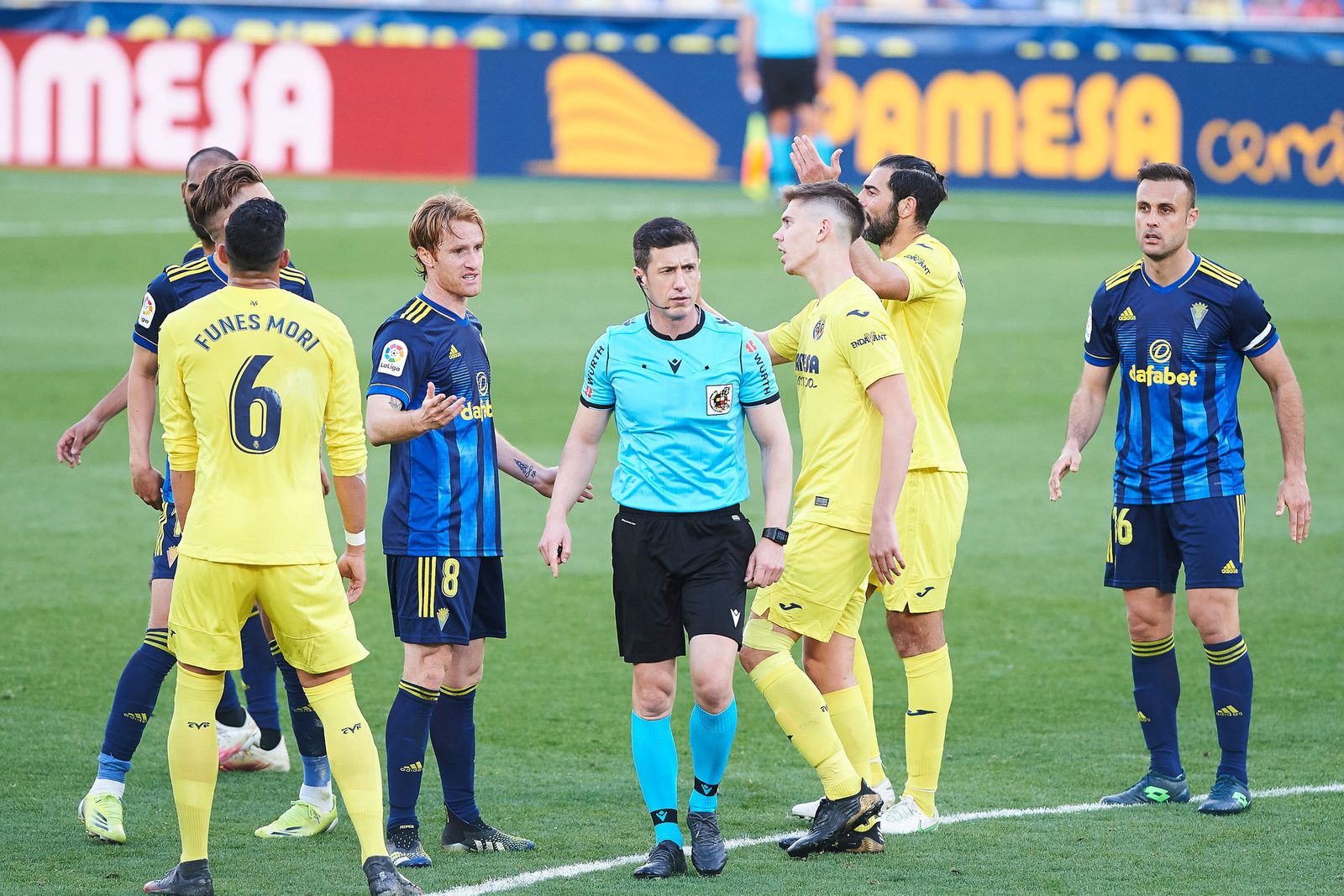 Soto Grado, en un Villarreal-Cádiz.