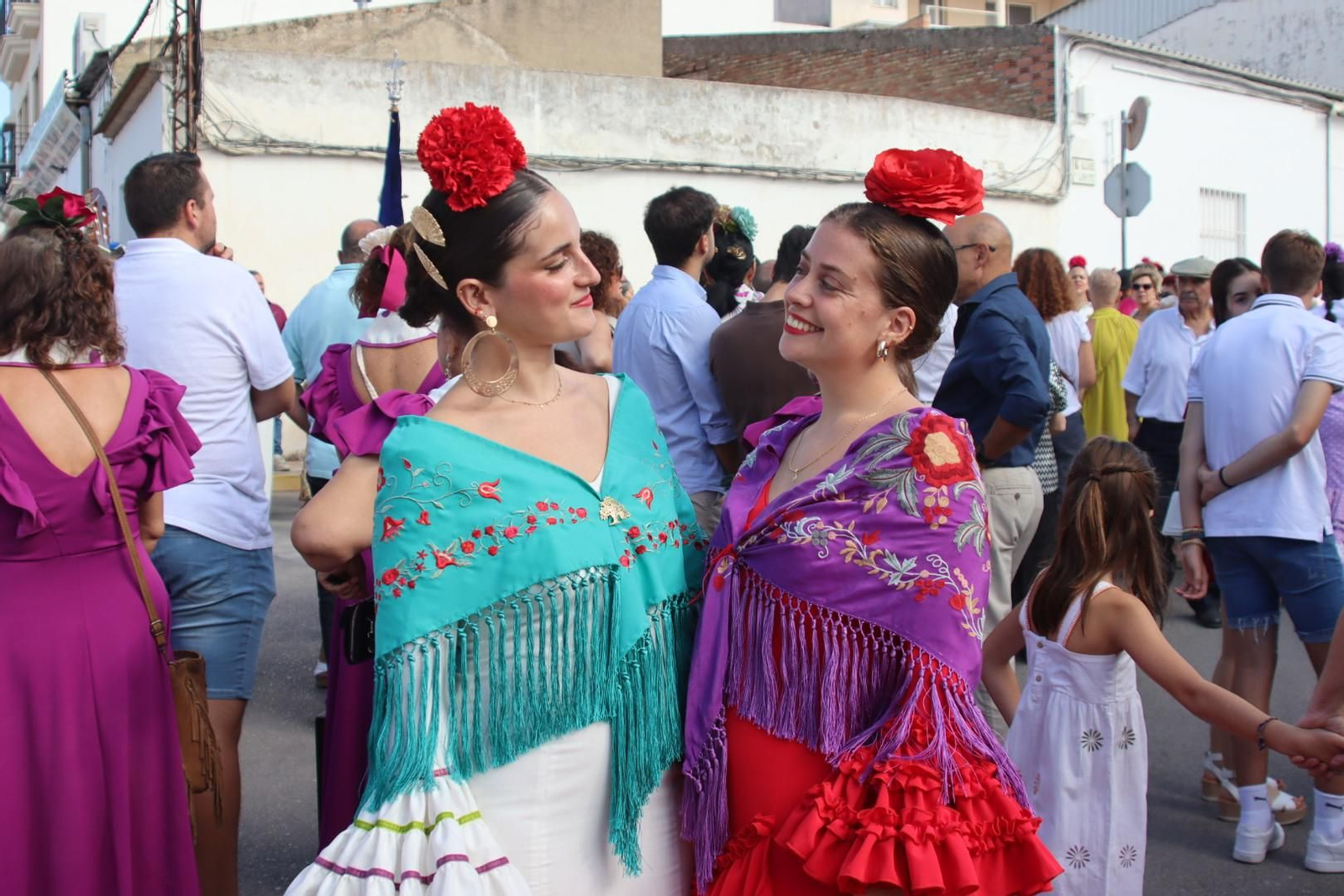 La procesión de Virgen del Valle de Santaella, en imágenes