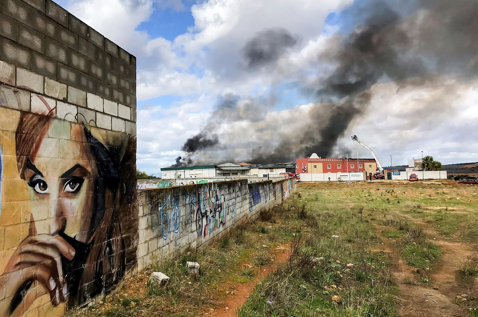 Las imágenes del incendio en Alcalá
